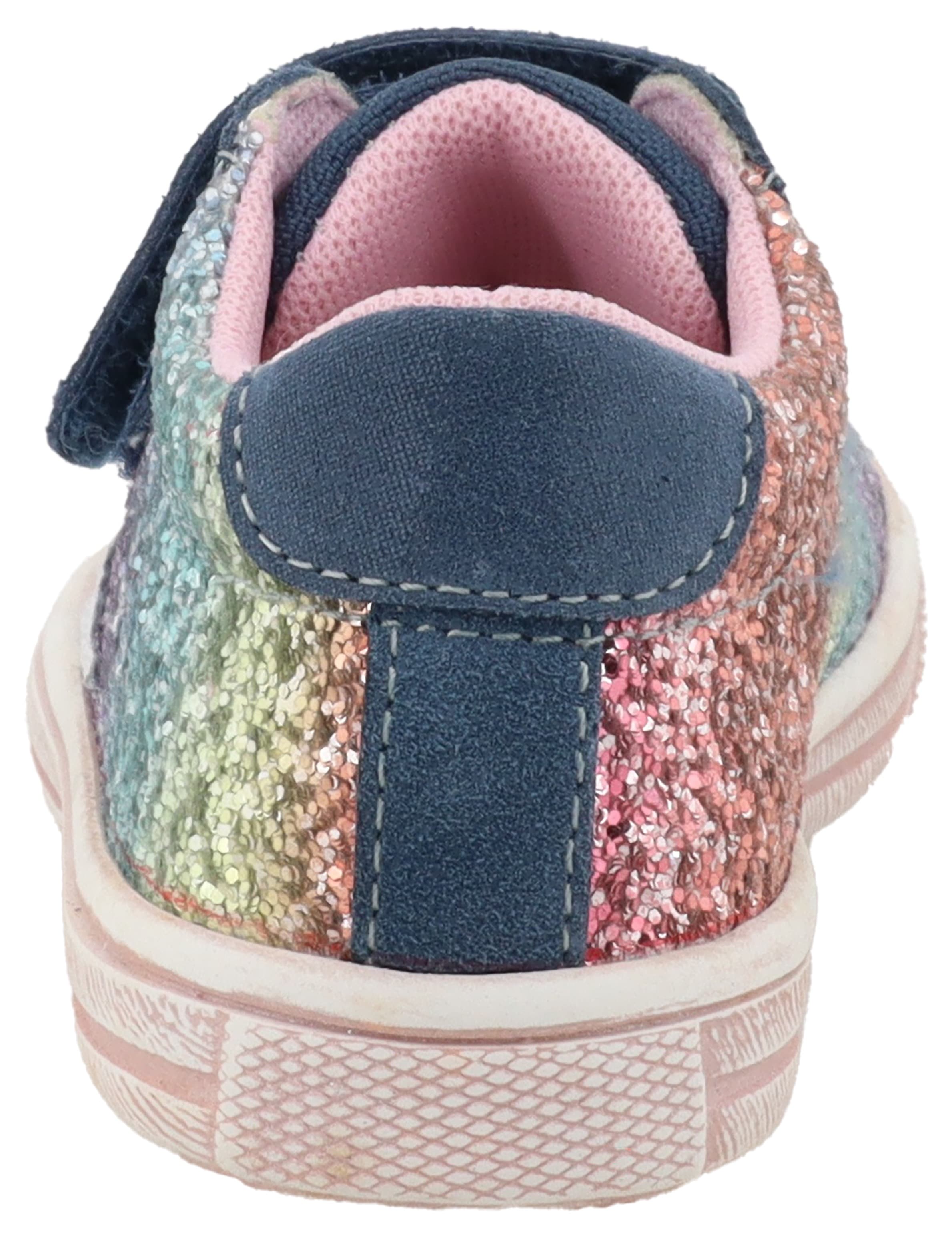 Lurchi Sneakers »Salita«  , Schnürschuh mit bunten Glitzerbesatz, Grössenschablone z. Download