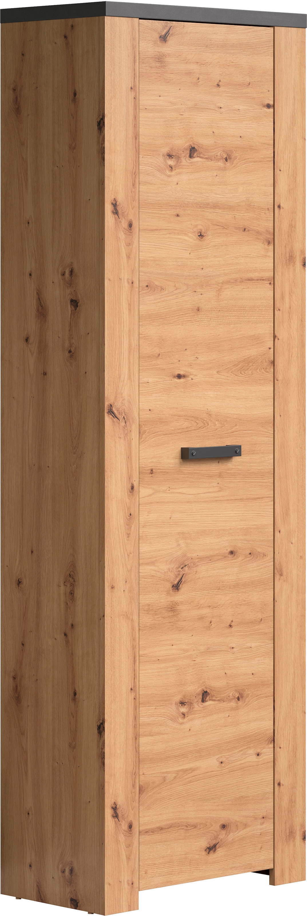 Home affaire Armoire vestiaire »Ambres Inkl. ausziehbarer Kleiderstange« 1 cuis tlg. Garderobenpaneel mit Ablage & Haken - (B/T/H) 62/26/199 cm