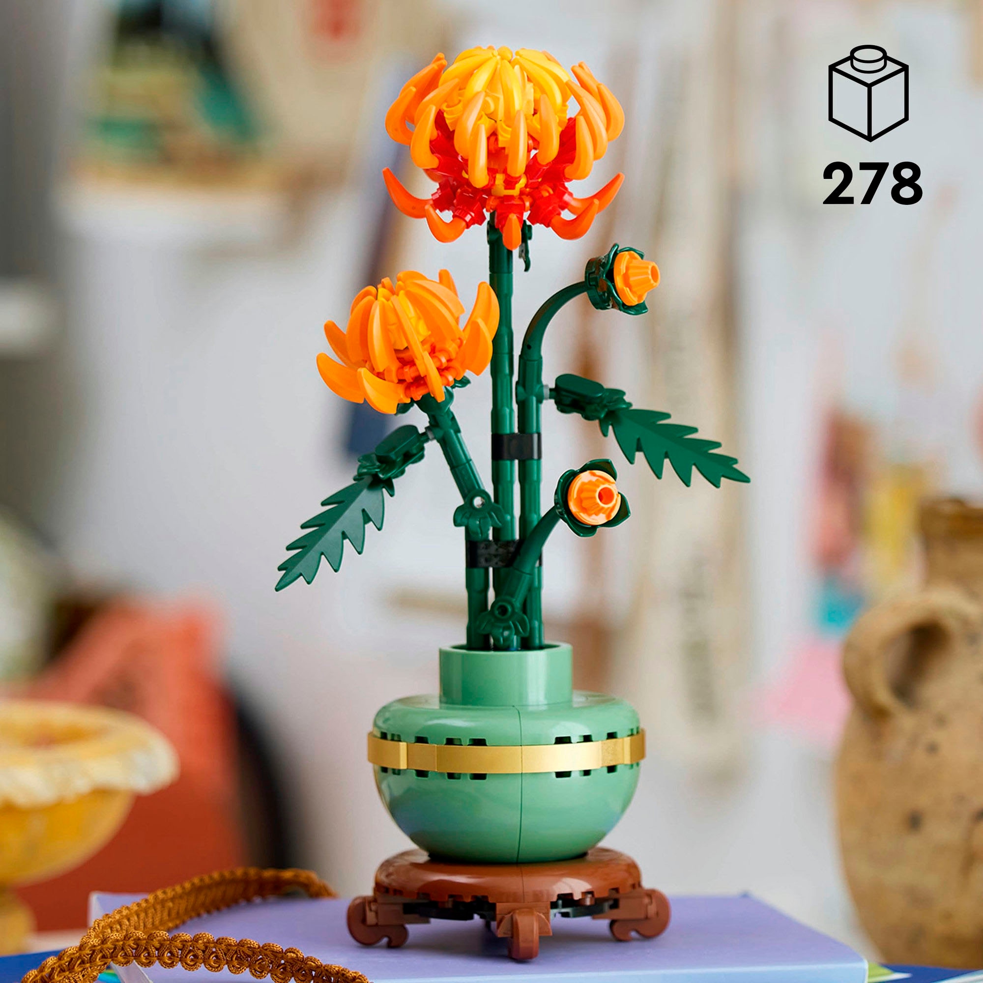 LEGO® Pions de construction »Chrysantheme (10368), LEGO Botanicals« Made in Europe