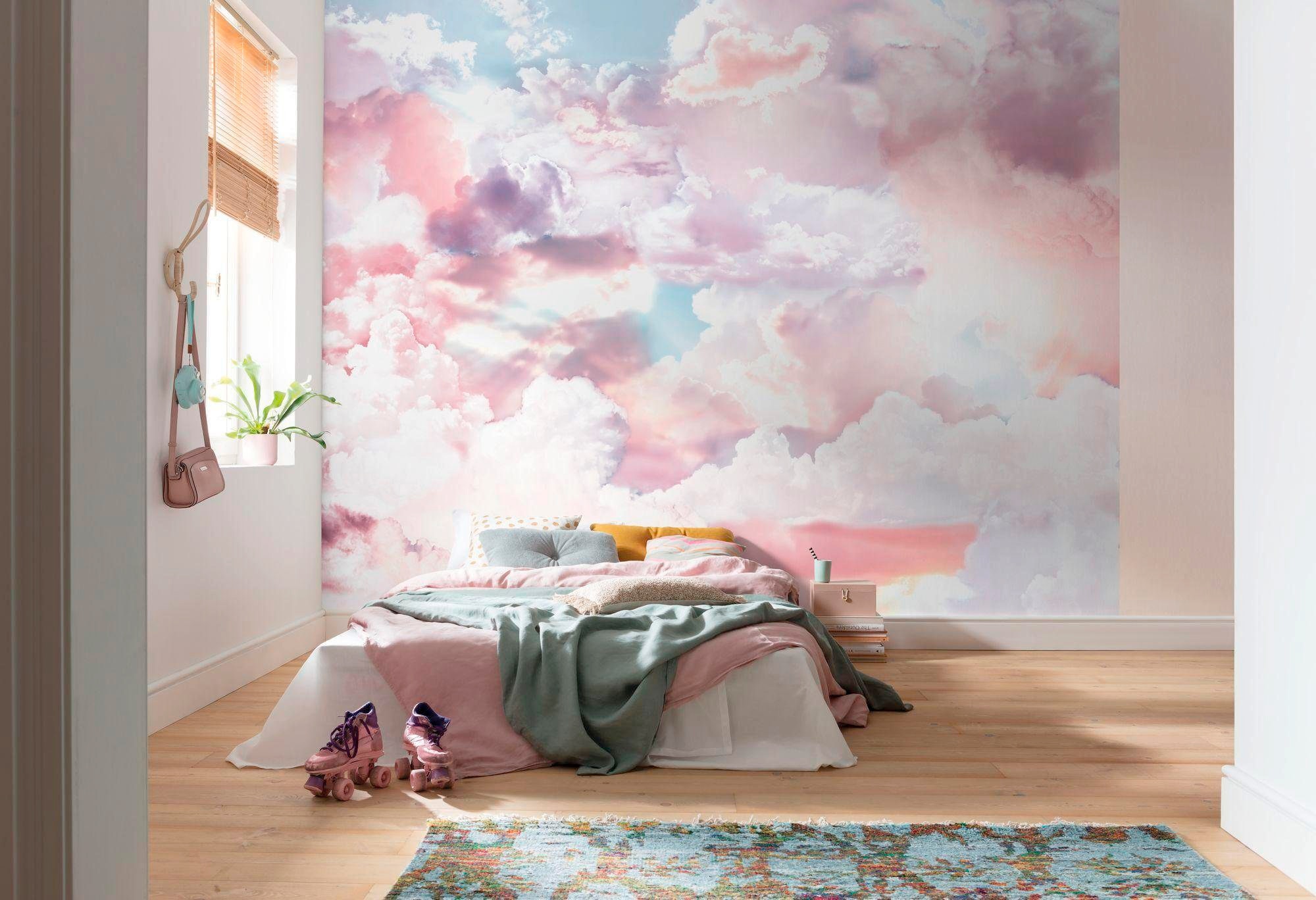 Komar Papier peint intissé »Digitaldruck Vlies -  Clouds - Grösse 300 x 250 cm« imprimé Wohnzimmer, Schlafzimmer