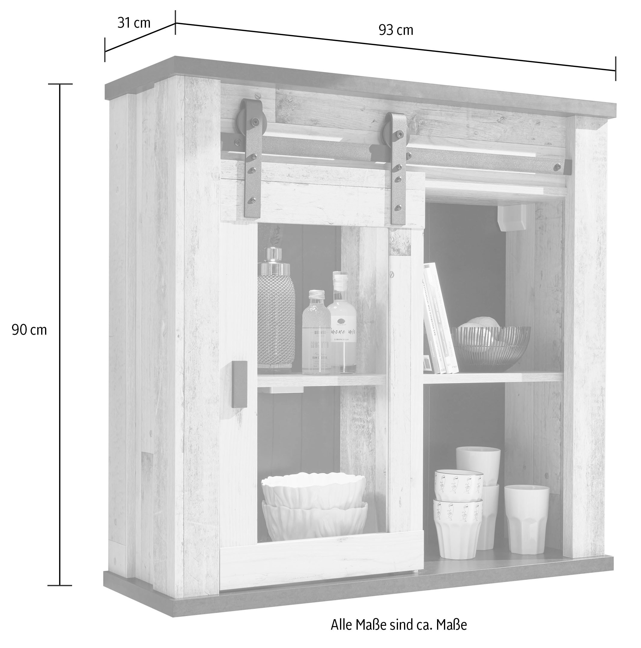 Home affaire Cuisine »Sherwood« Breite 400 cm, ohne E-Geräte