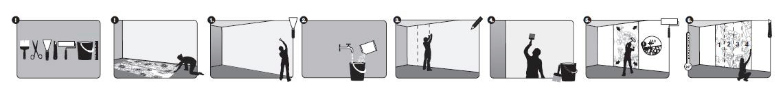 Komar Papier peint intissé »Digitaldruck Vlies -  Les Quatre Saisons - Grösse 350 x 250 cm« imprimé Wohnzimmer, Schlafzimmer