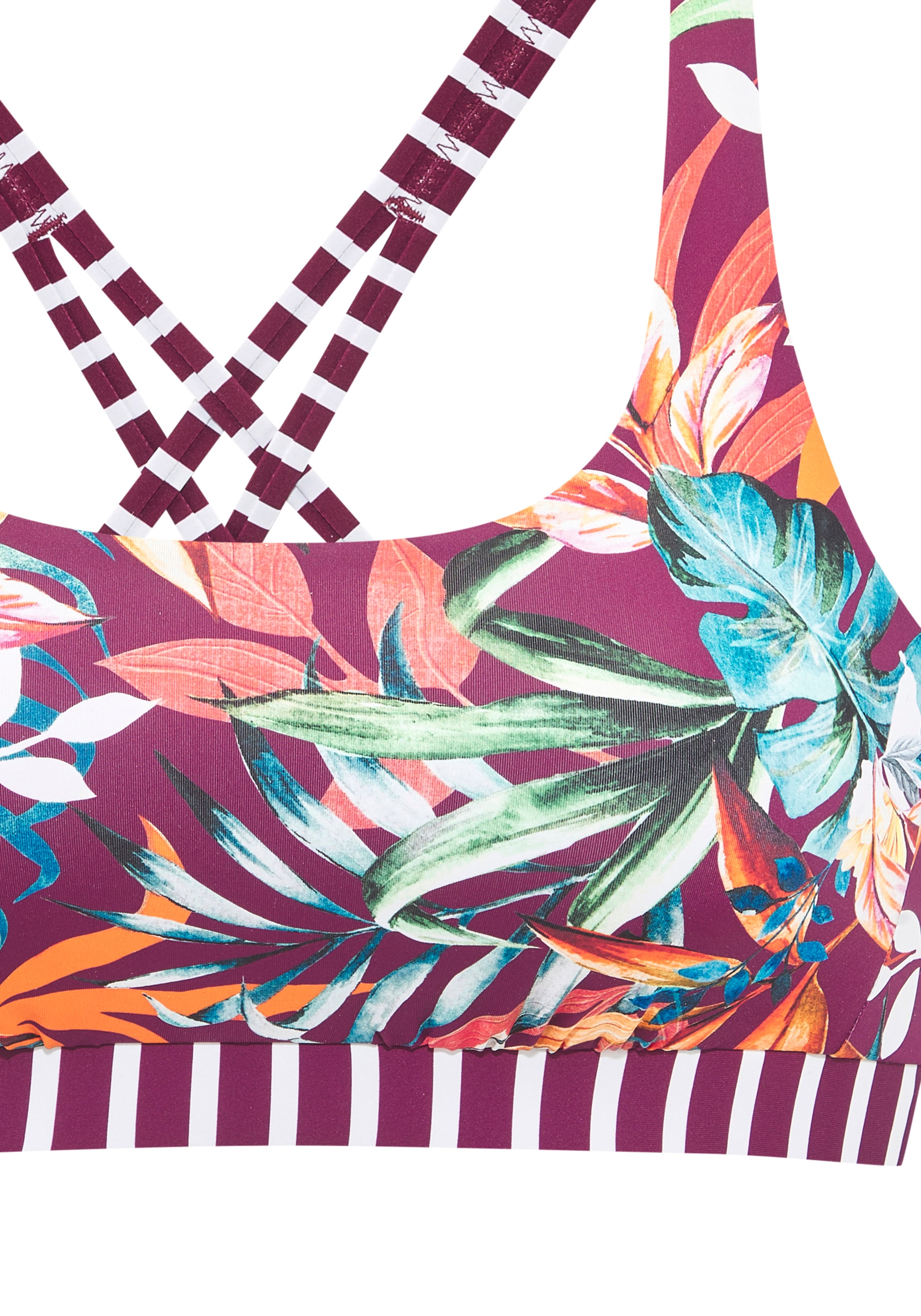 Venice Beach Bustier-Bikini-Top »Cadu« im floralen Design