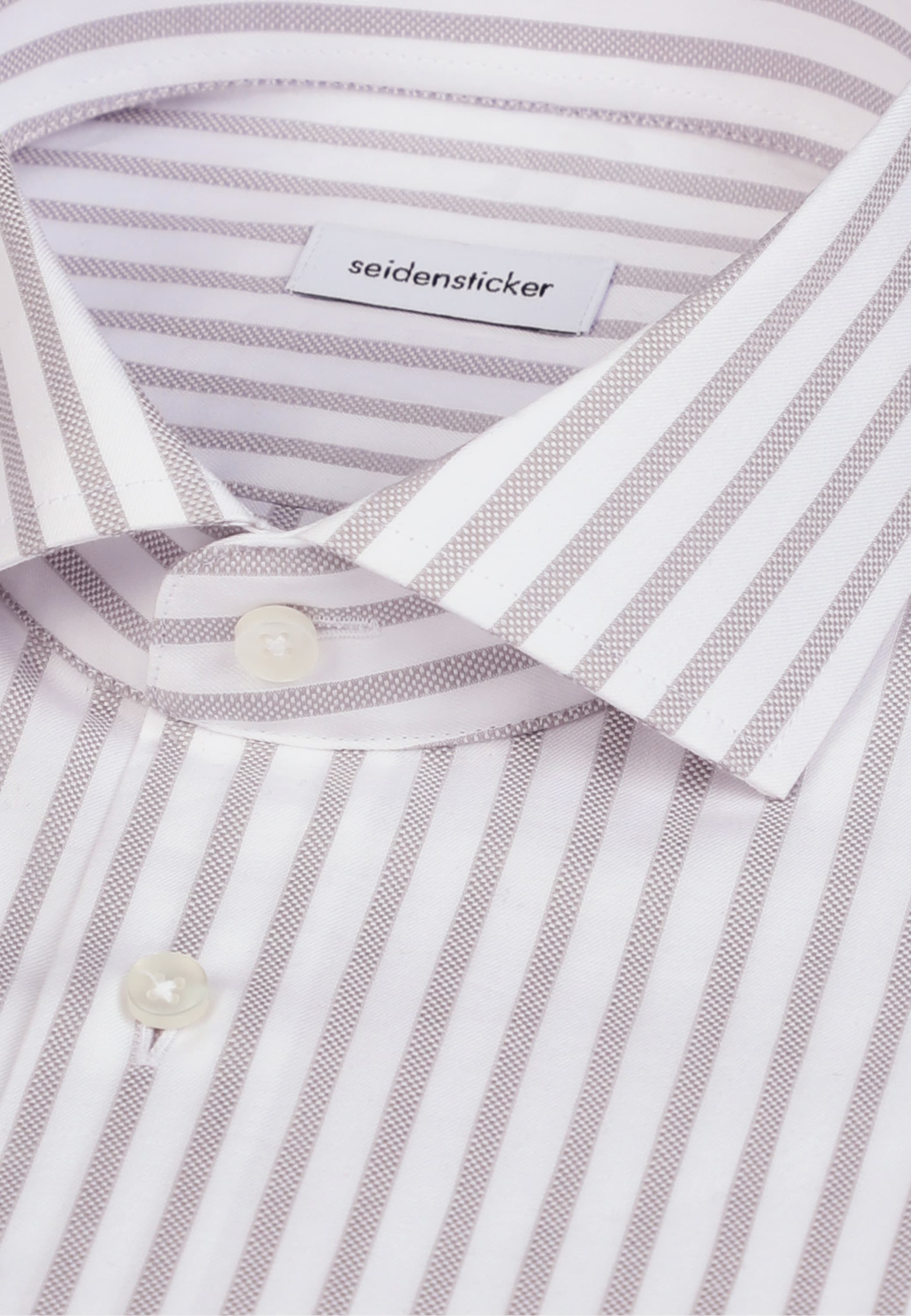 seidensticker Businesshemd »Schwarze Rose« Slim 1/1 Kentkragen Gestreift