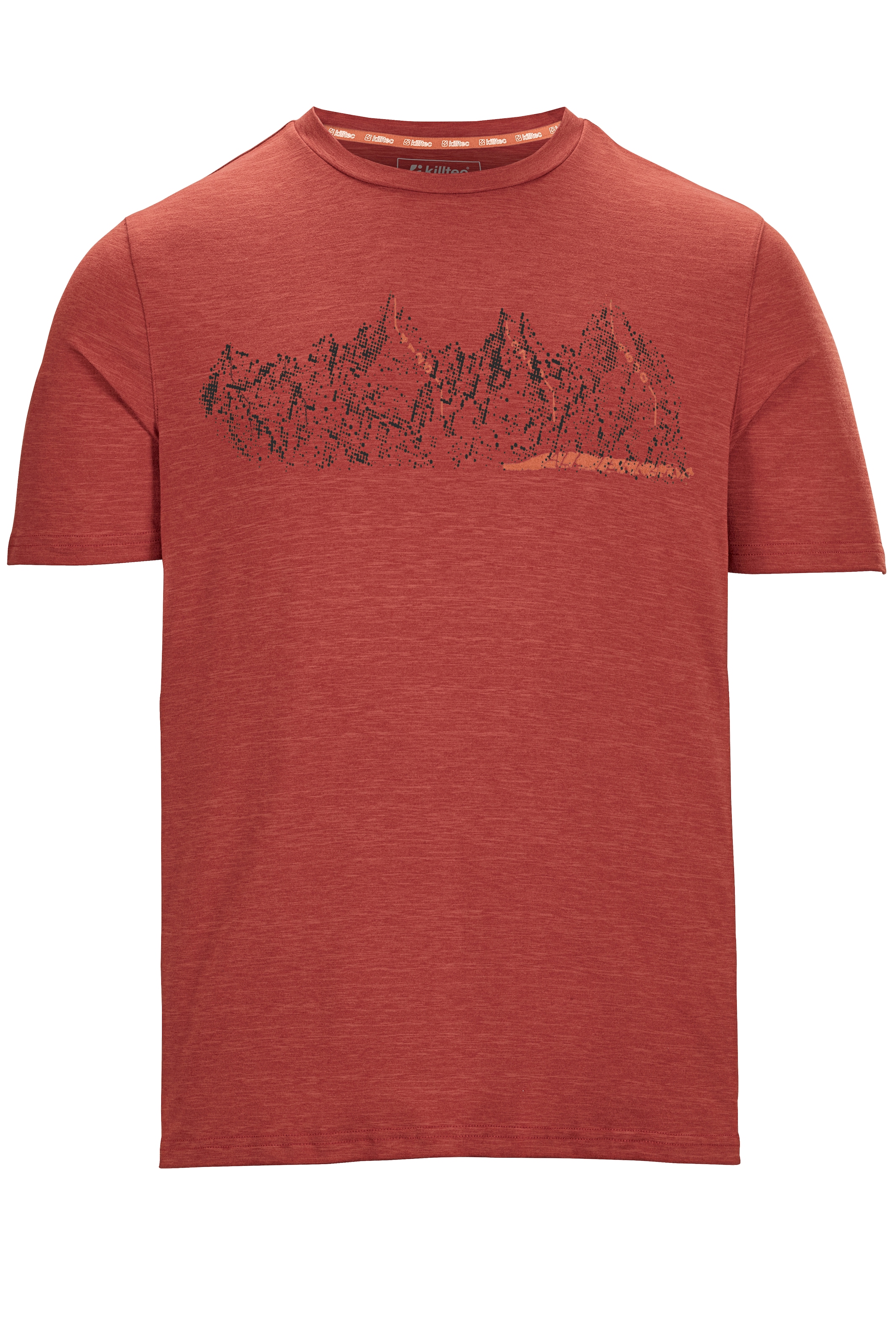 Killtec T-shirt fonctionnel »MN TSHRT C« mit Logo Print, schnell trocknend, feuchtigkeitstransportierend