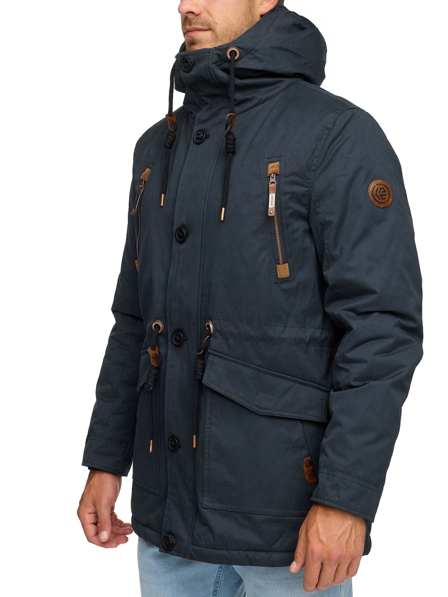 Indicode Parka »INGillespie« mit Kapuze