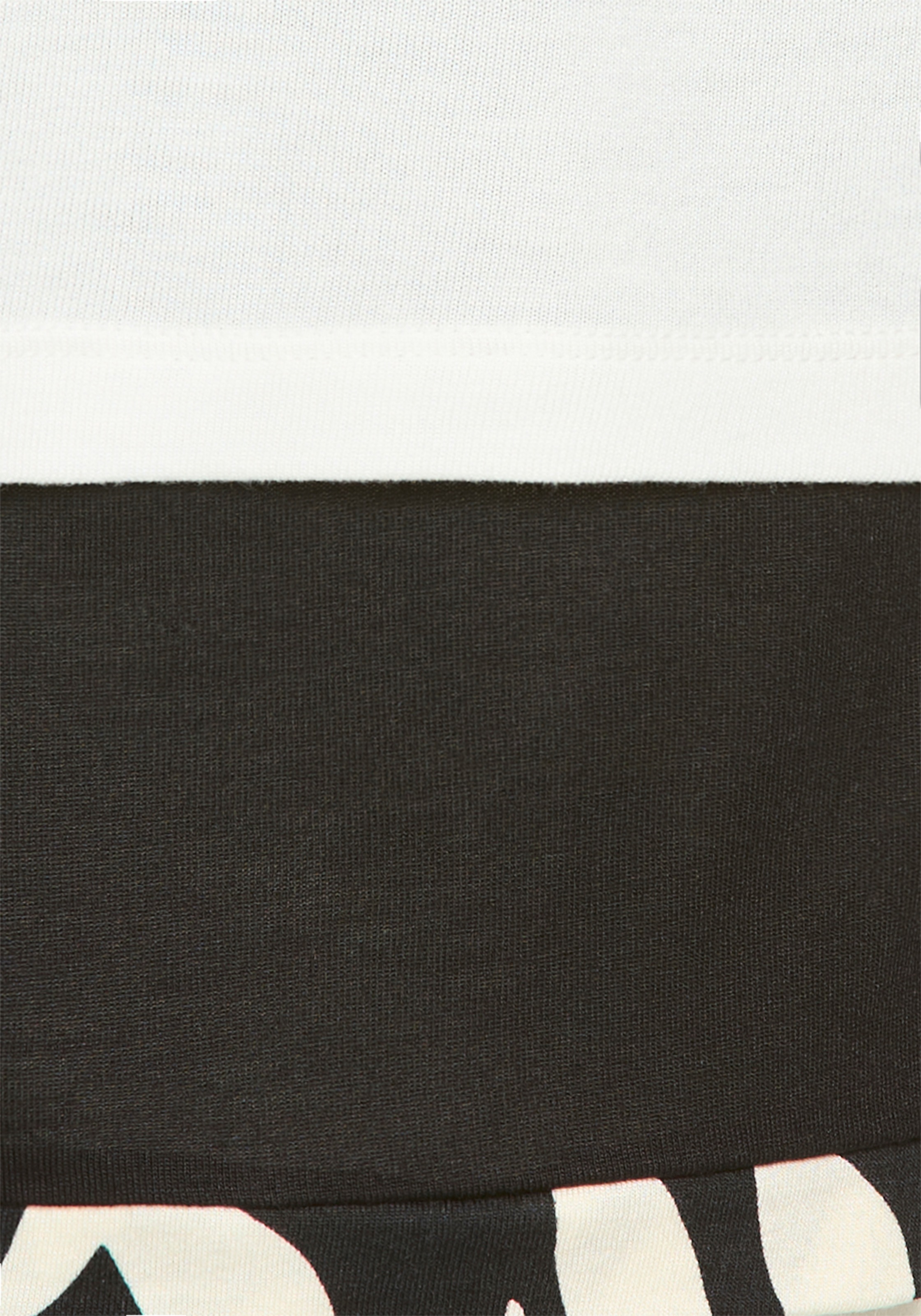 French Connection Shorty 2 im zeitlosen Schwarz-Weiss-Look