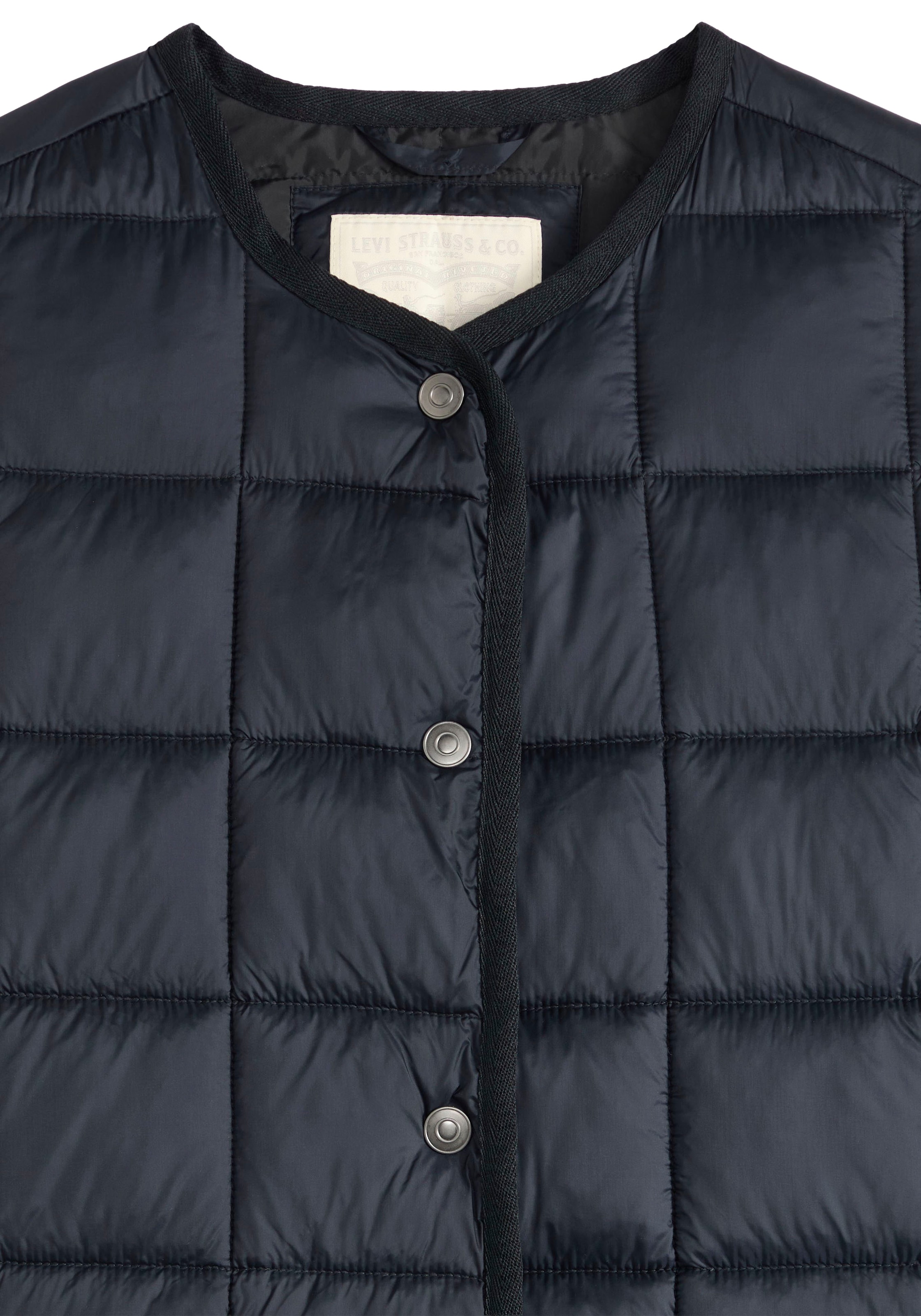 Levi's® Steppjacke Paspelierung an Abschlüssen und Ärmeleinsatz