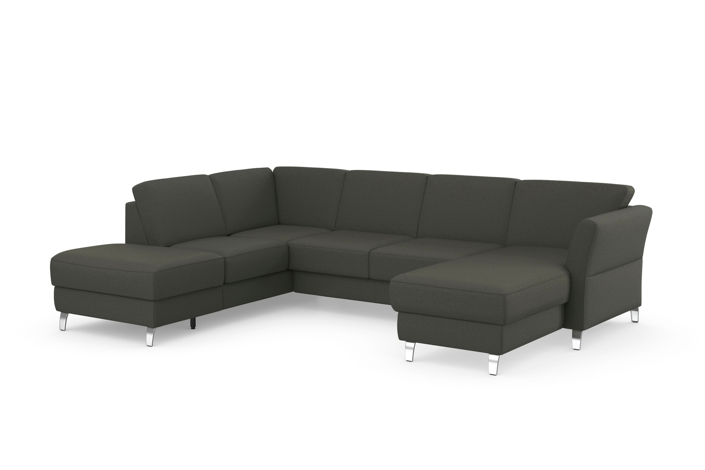 sit&more Paysage de salon »Visby U-Form« Wahlweise mit Bettfunktion und Stauraum, frei im Raum stellbar