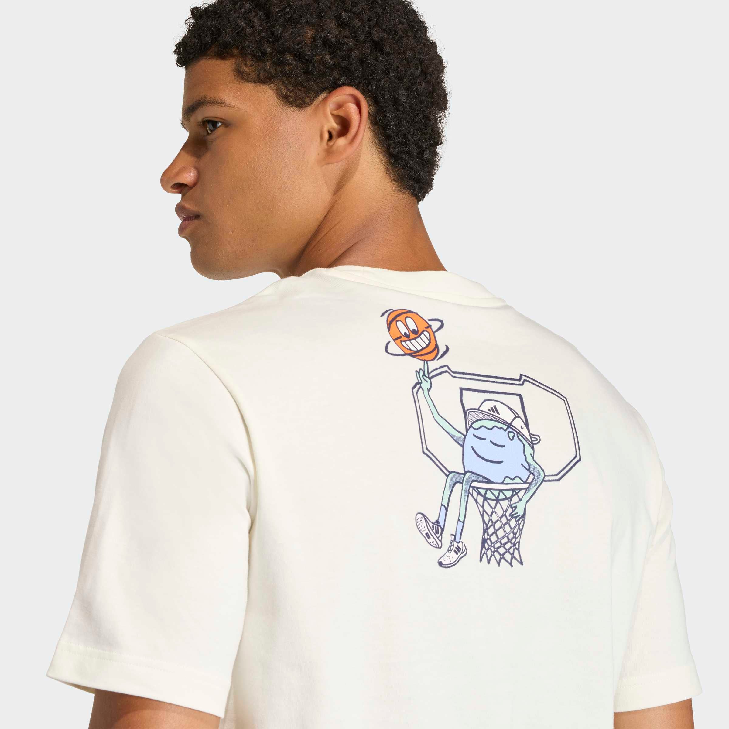 adidas Sportswear T-shirt »EARTH DAY GRAFIK« pour adultes, au style sportif, sans fermeture, en coton
