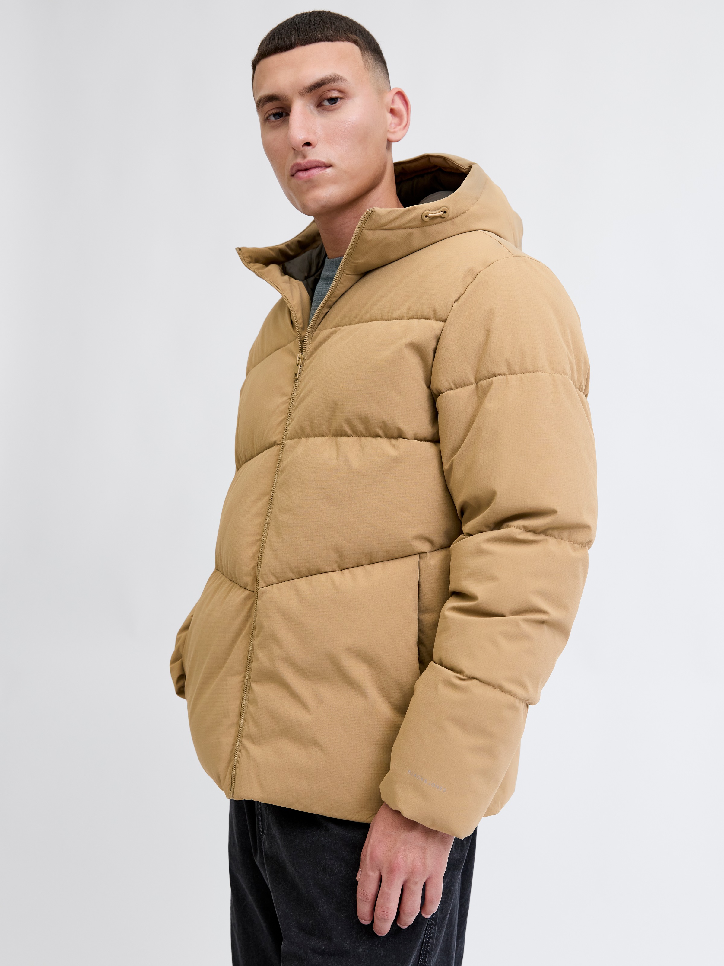 Jack & Jones Steppjacke »JJGLOBAL PUFFER JACKET« mit Kapuze