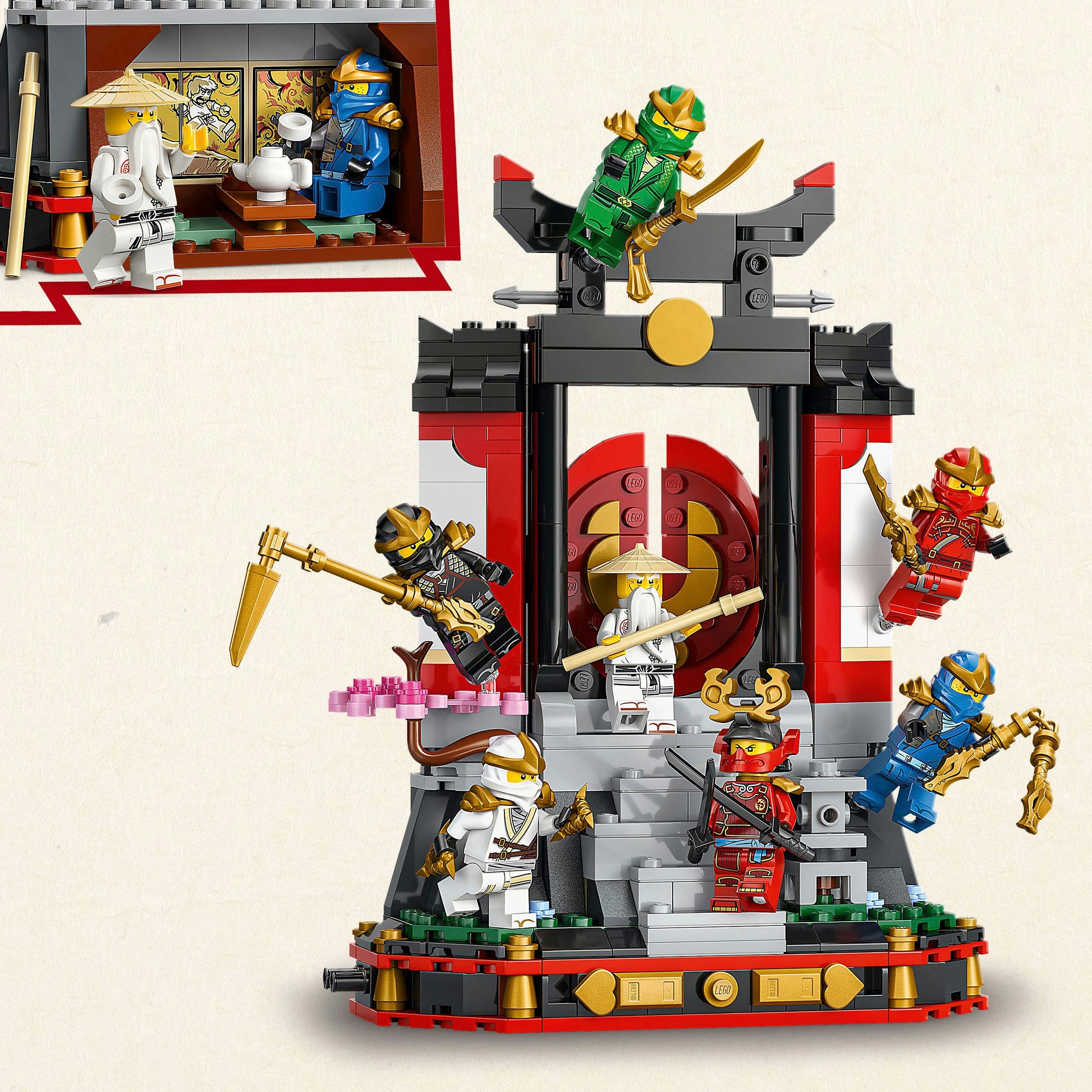 LEGO® Pions de construction »15-jähriges Jubiläum: Ninja-Charaktere zum Ausstellen (71866)« LEGO Ninjago; Made in Europe