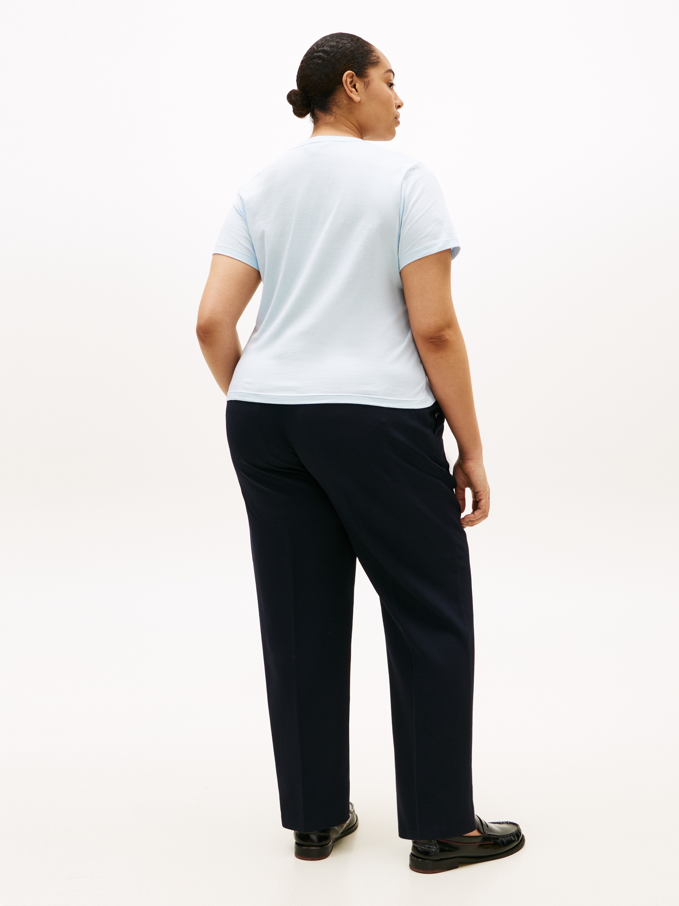 Tommy Hilfiger Curve T-Shirt »CRV REG CORP LOGO C-NK SS« in grossen Grössen