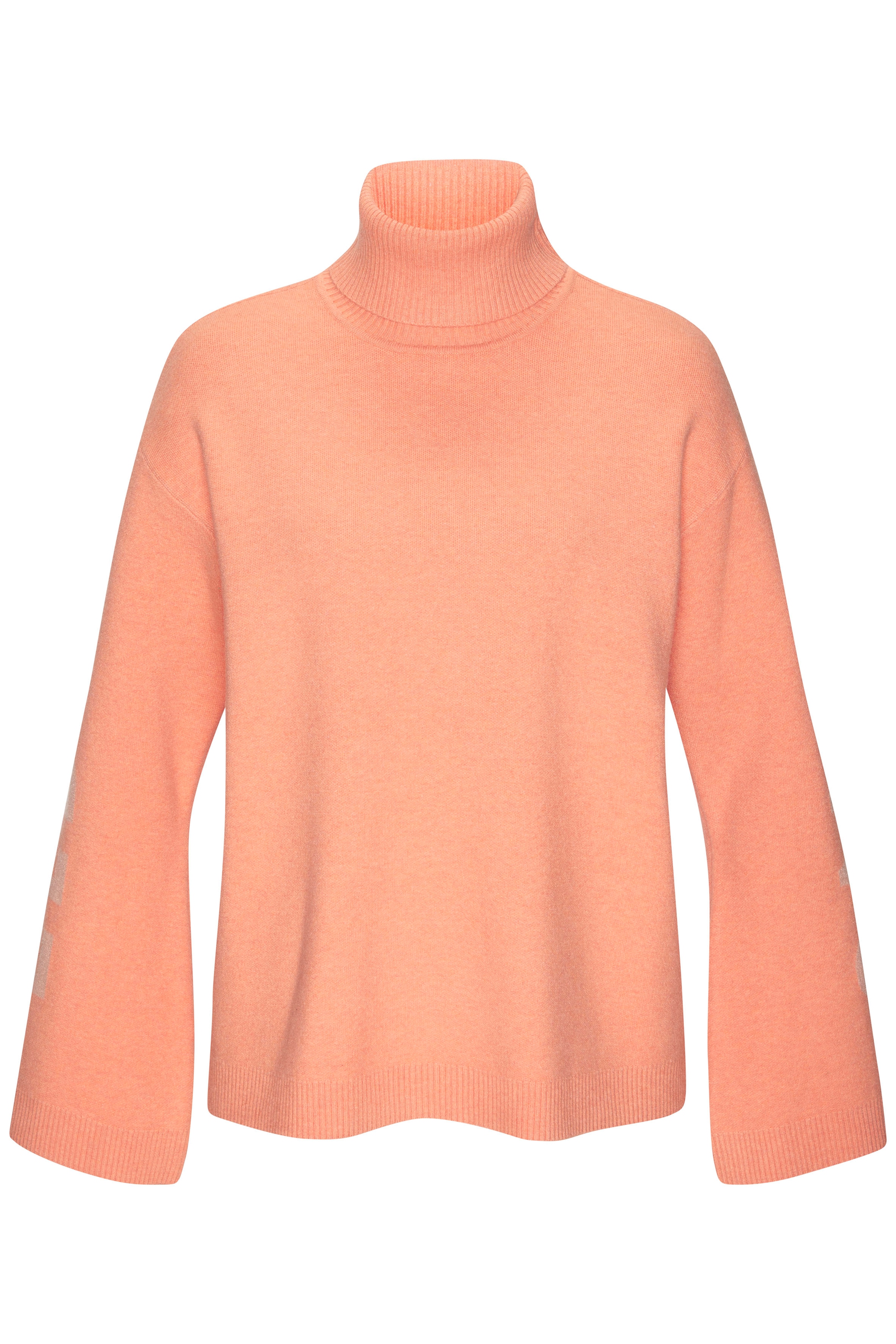 Elbsand Rollkragenpullover , aus hochwertigem Strick mit eingestricktem Logo, Loungewear
