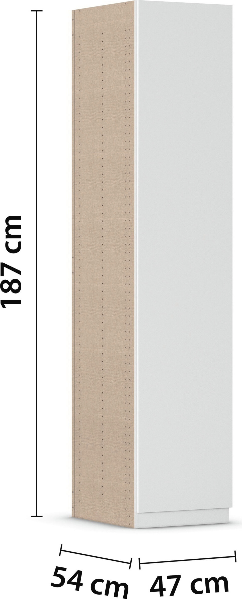 rauch Armoires à vêtements »ANBAUELEMENT für vorhandene Schränke WELTNEUHEIT ELVIK by rauch-ONE« PATENTIERTES SCHNELLMONTAGESYSTEM mit Push-to-open MADE IN GERMANY