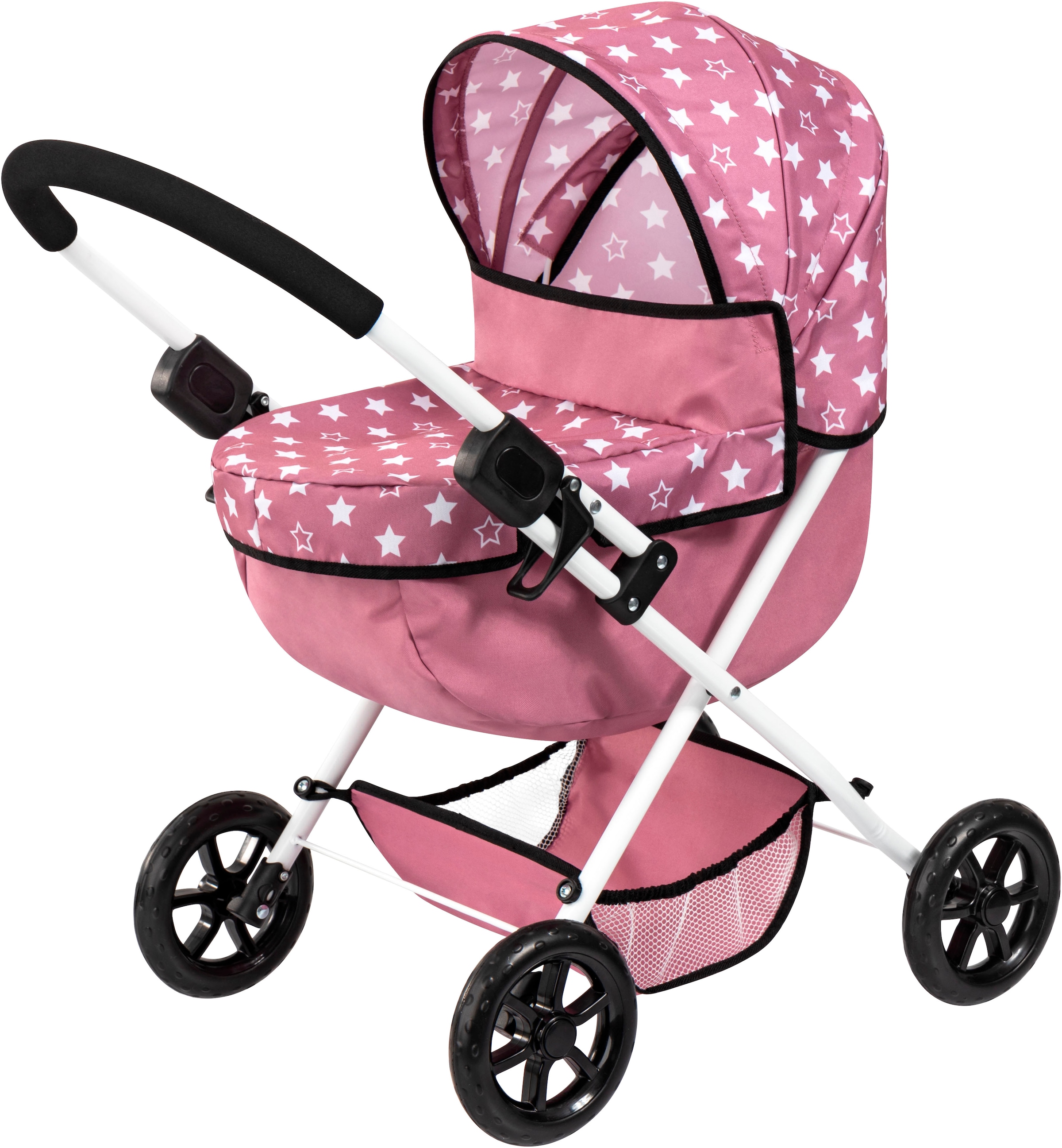 Bayer Poussette de poupée »Cosy Set, altrosa« mit Puppenhochstuhl und Wickeltasche