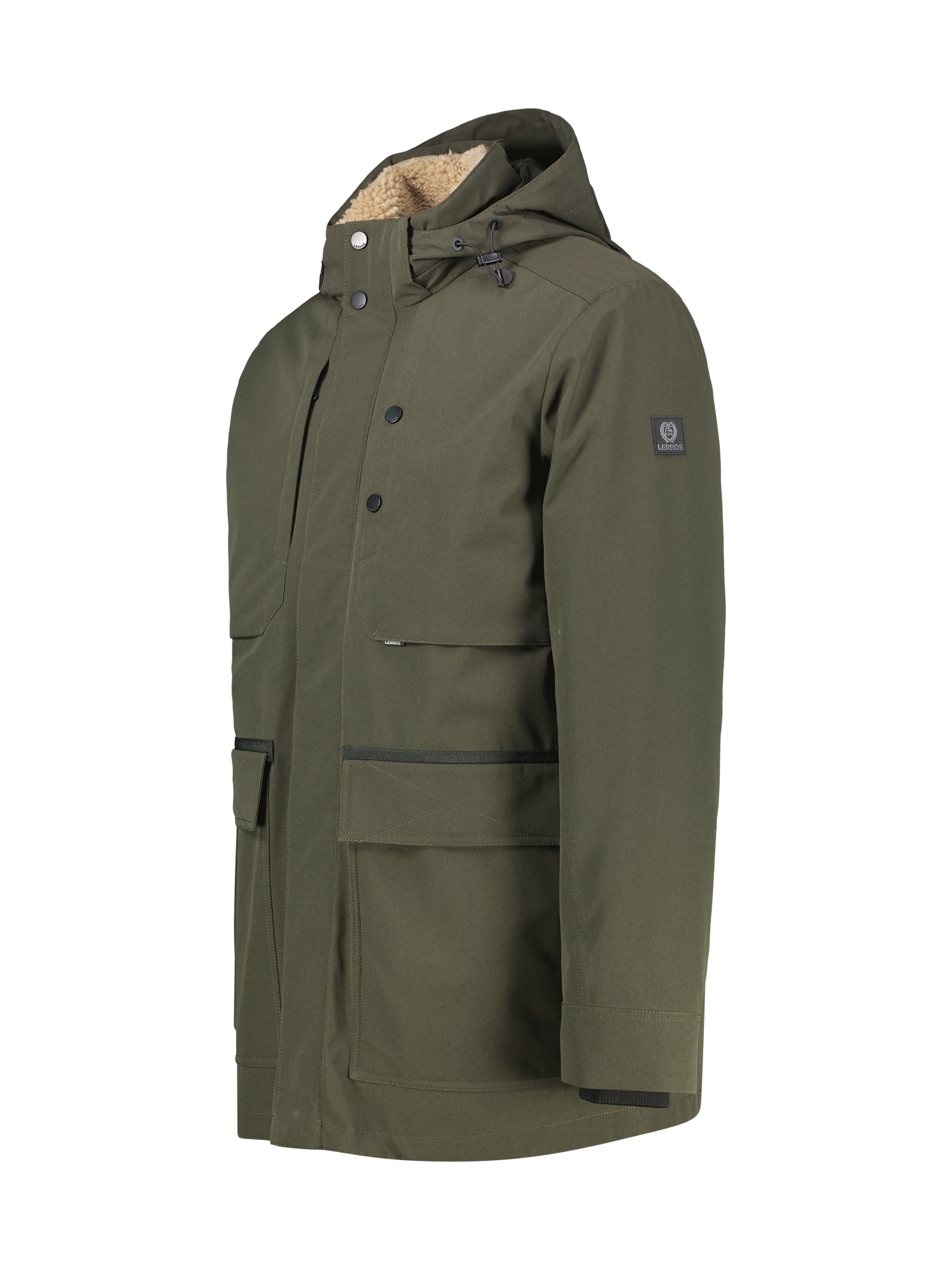 LERROS Parka »Jacke im Parka-Stil, wind- und wasserabweisend, grosse Grössen« avec capuche