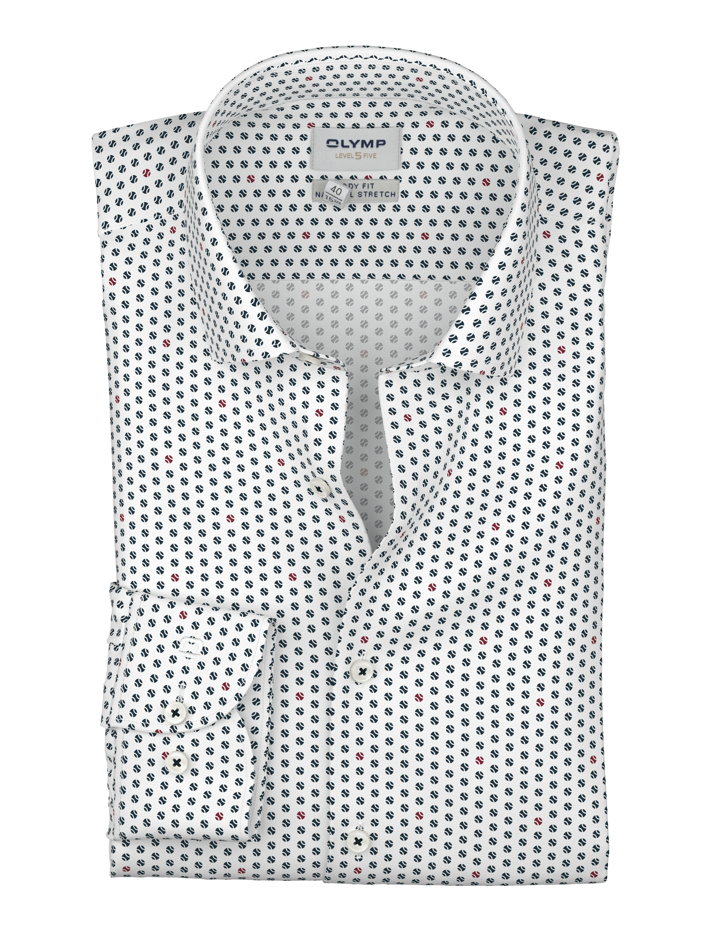 OLYMP Chemise à manches longues »Level 5« body fit, Kentkragen, Businesshemd