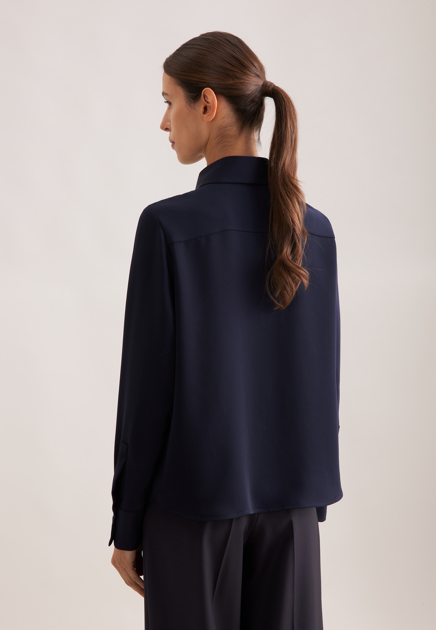 seidensticker Hemdbluse »Schwarze Rose«, 1/1 Uni
