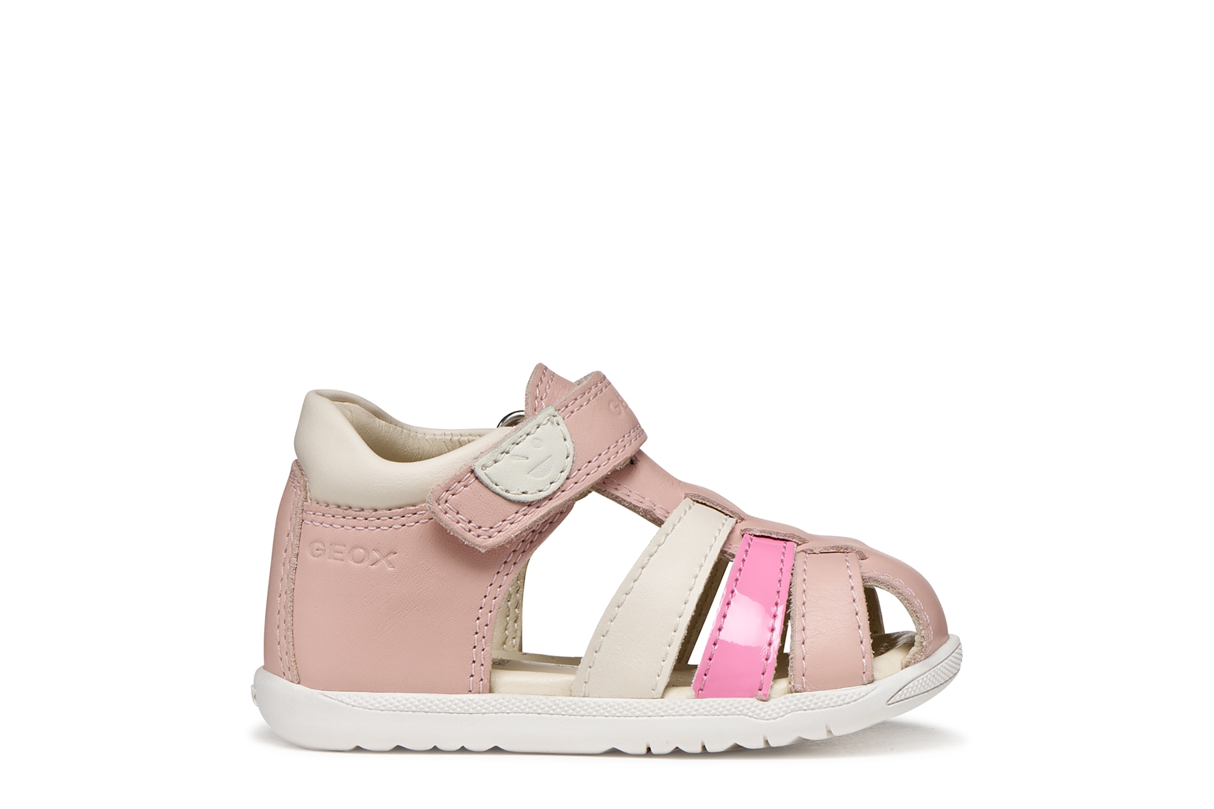 Geox Lauflernschuh »B SANDAL MACCHIA GIR«  Babyschuh mit Klettverschluss, Grössenschablone zum Download