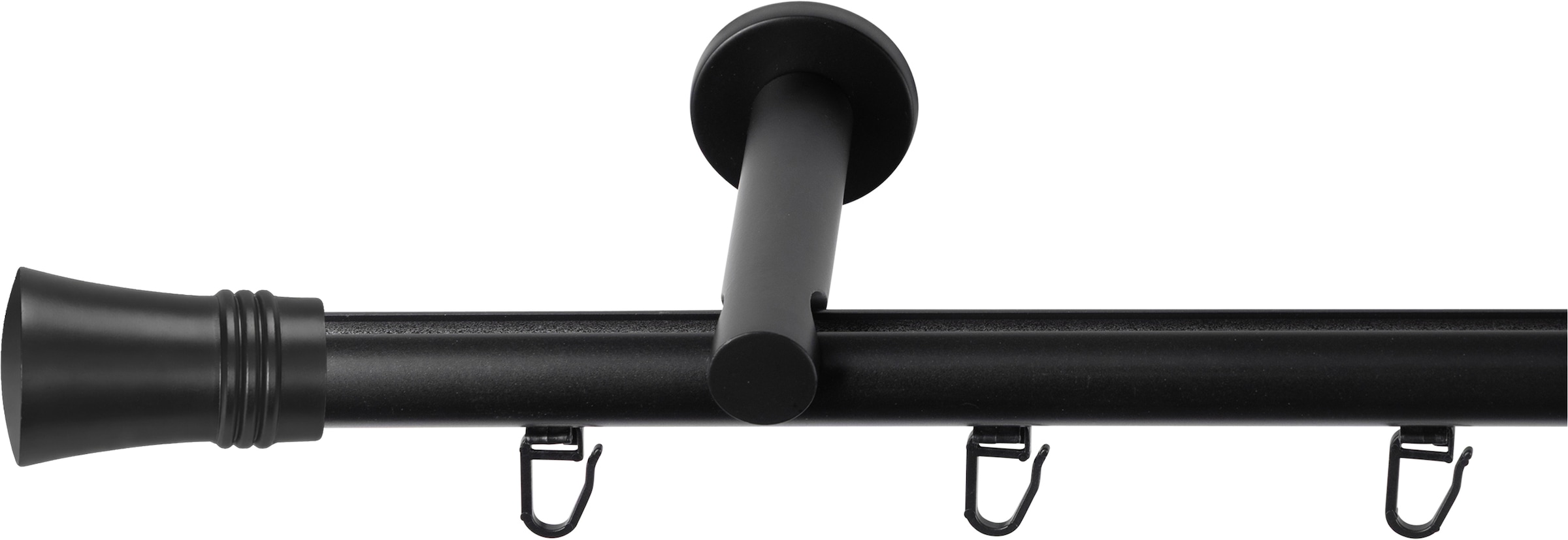 SN DECO GROUP Gardinenstange Ø 19 mm 1 läufig-läufig Fixmass;kürzbar