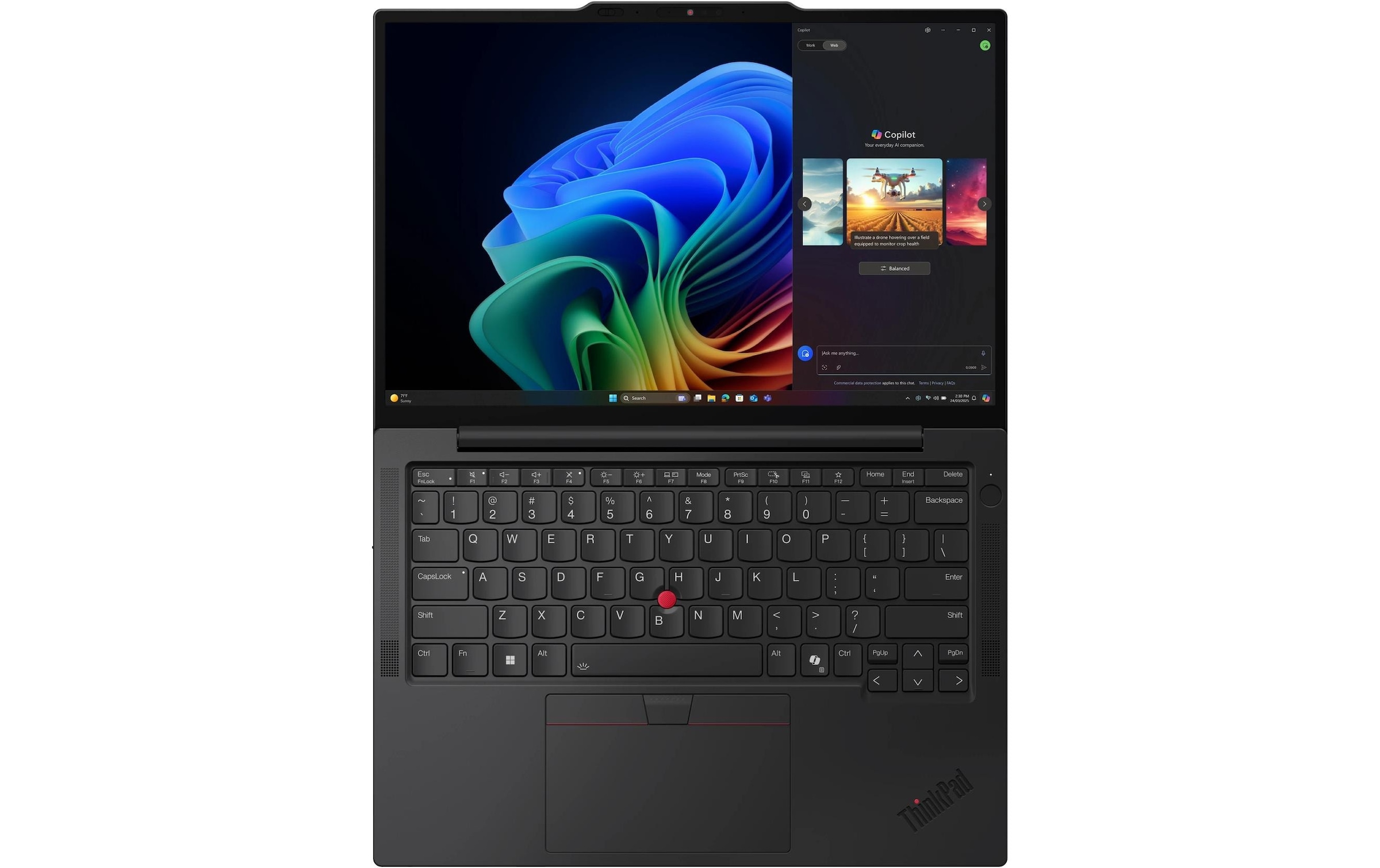 Lenovo Ordinateur portable »ThinkPad X13 Gen 6 (AMD) Copilot+ PC« / 13,3 ″ AMD Ryzen™ AI 7 1.000 GB SSD
