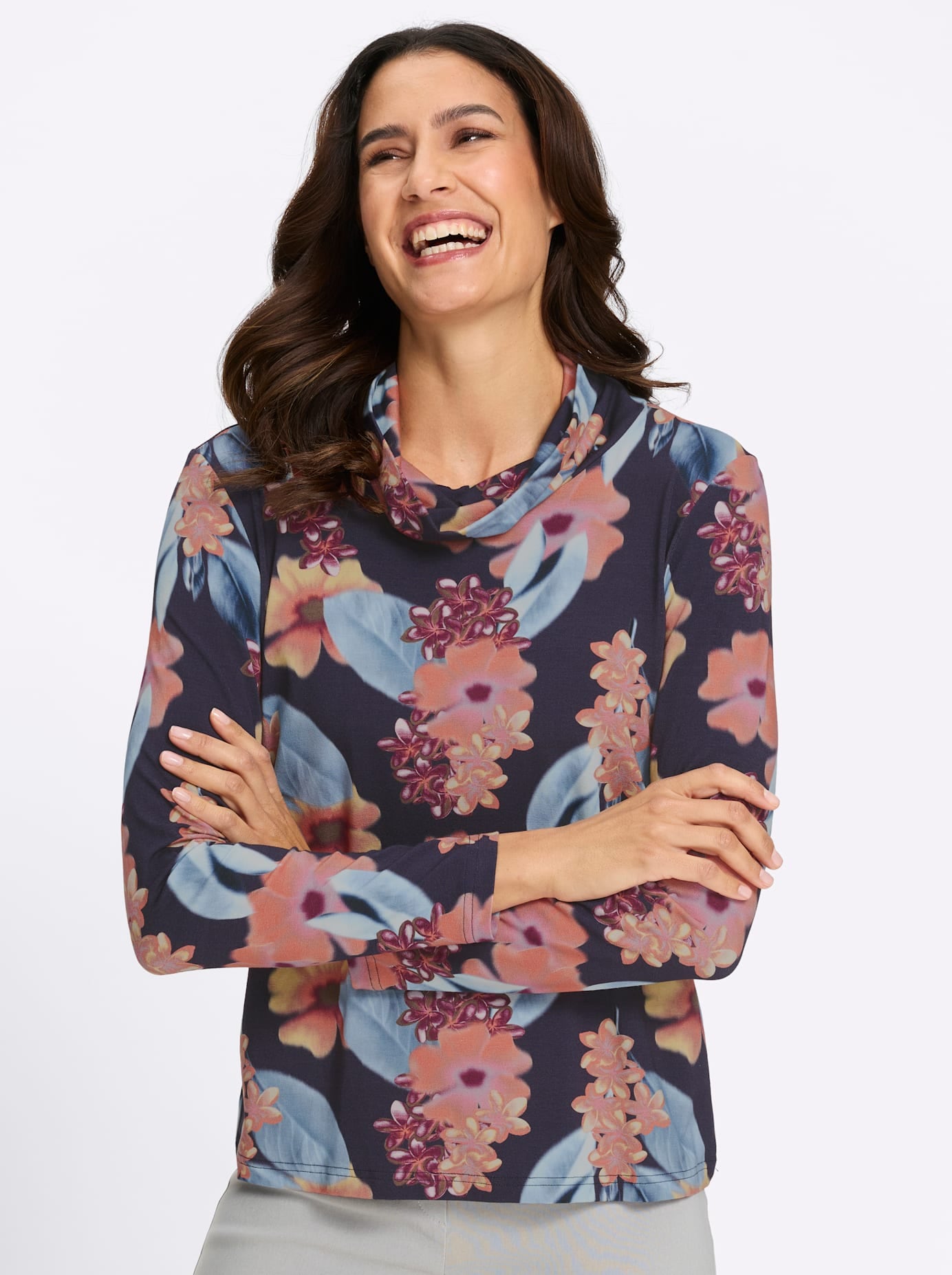 Lady Langarmshirt »Rollkragen-Shirt« 1