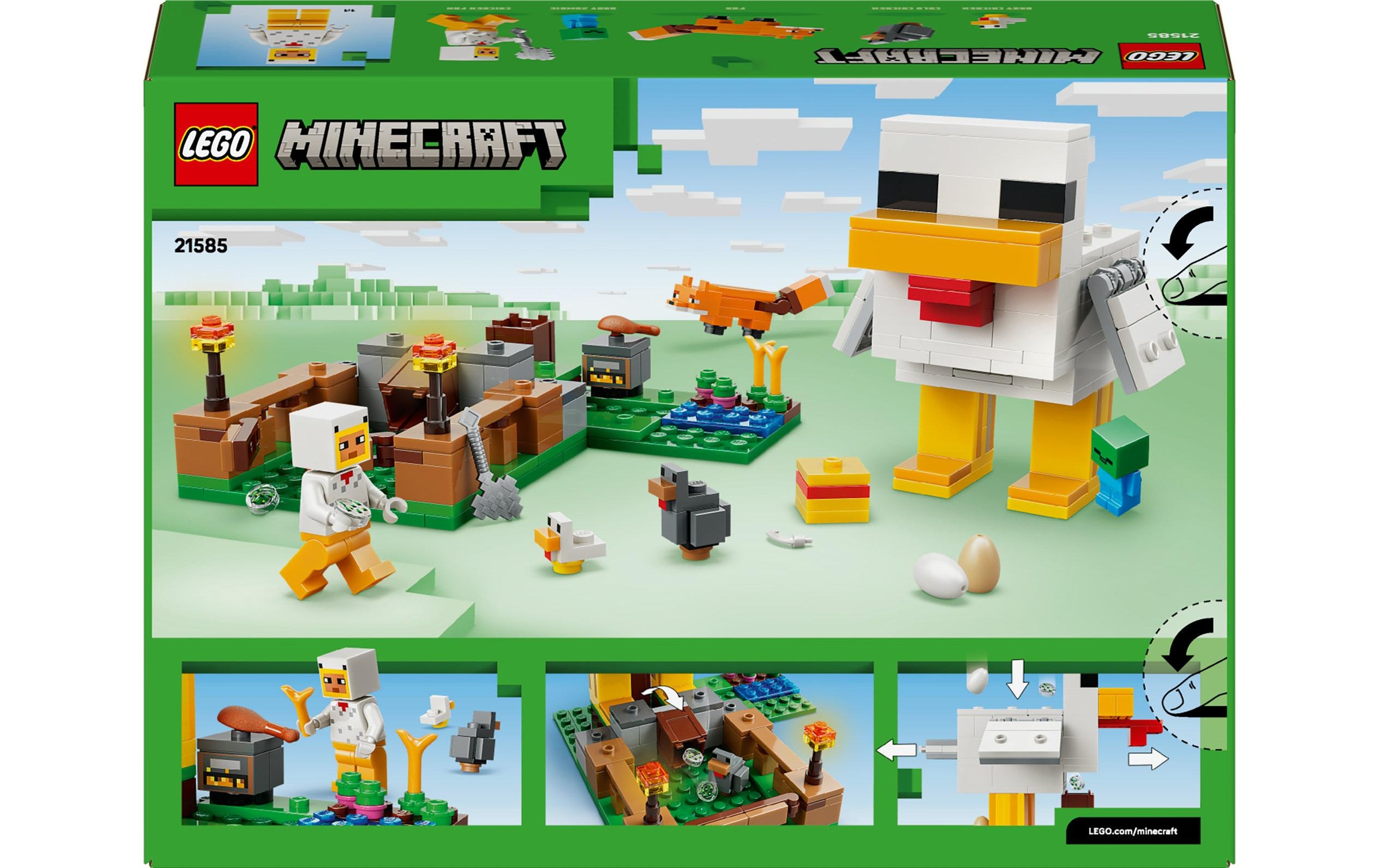   Pions de construction »Minecraft Hühnerfarm 21585« Kategorie: Fantasy-Welt