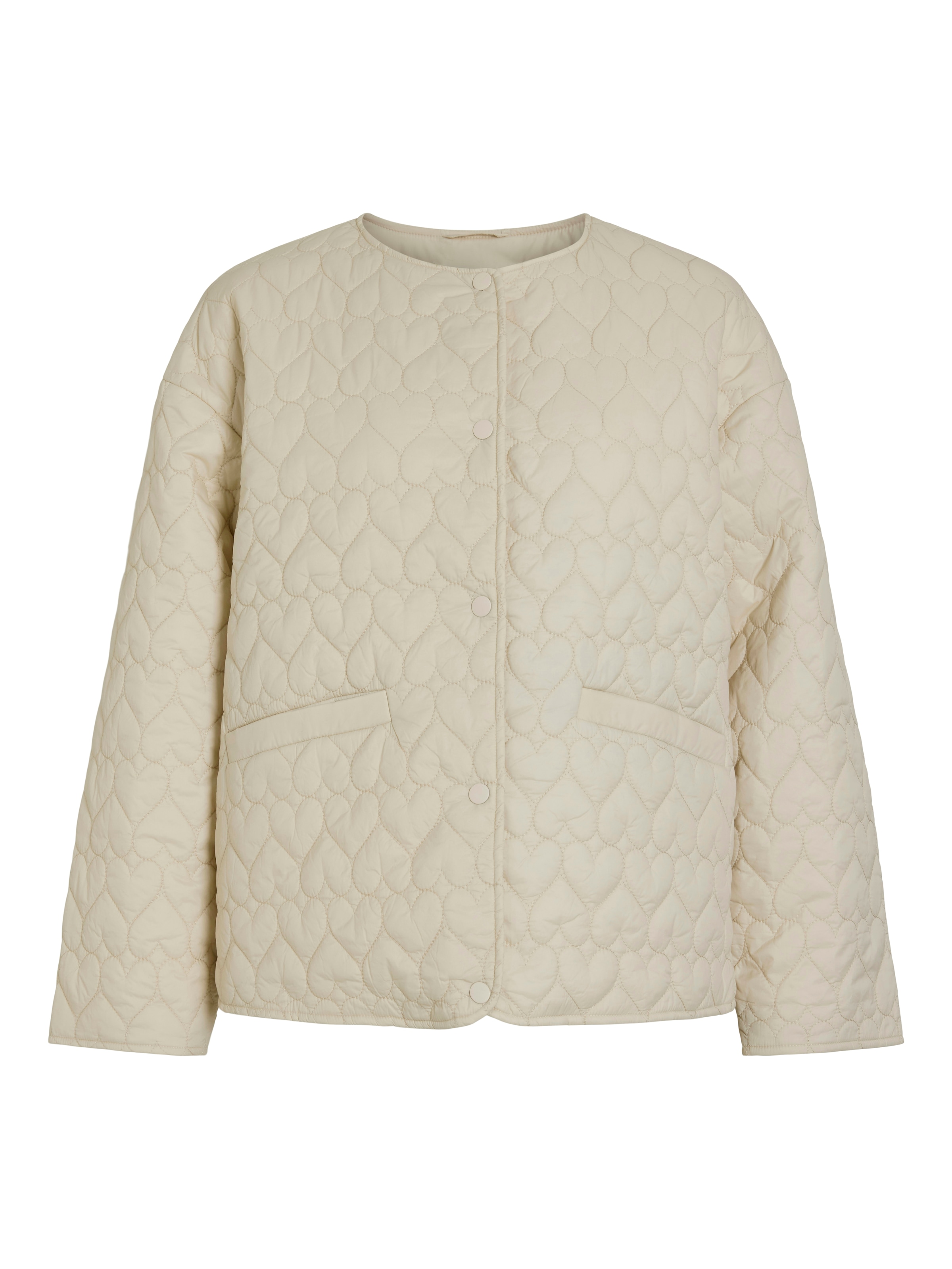 Vila Steppjacke »VISILLA L/S QUILTED JACKET« ohne Kapuze