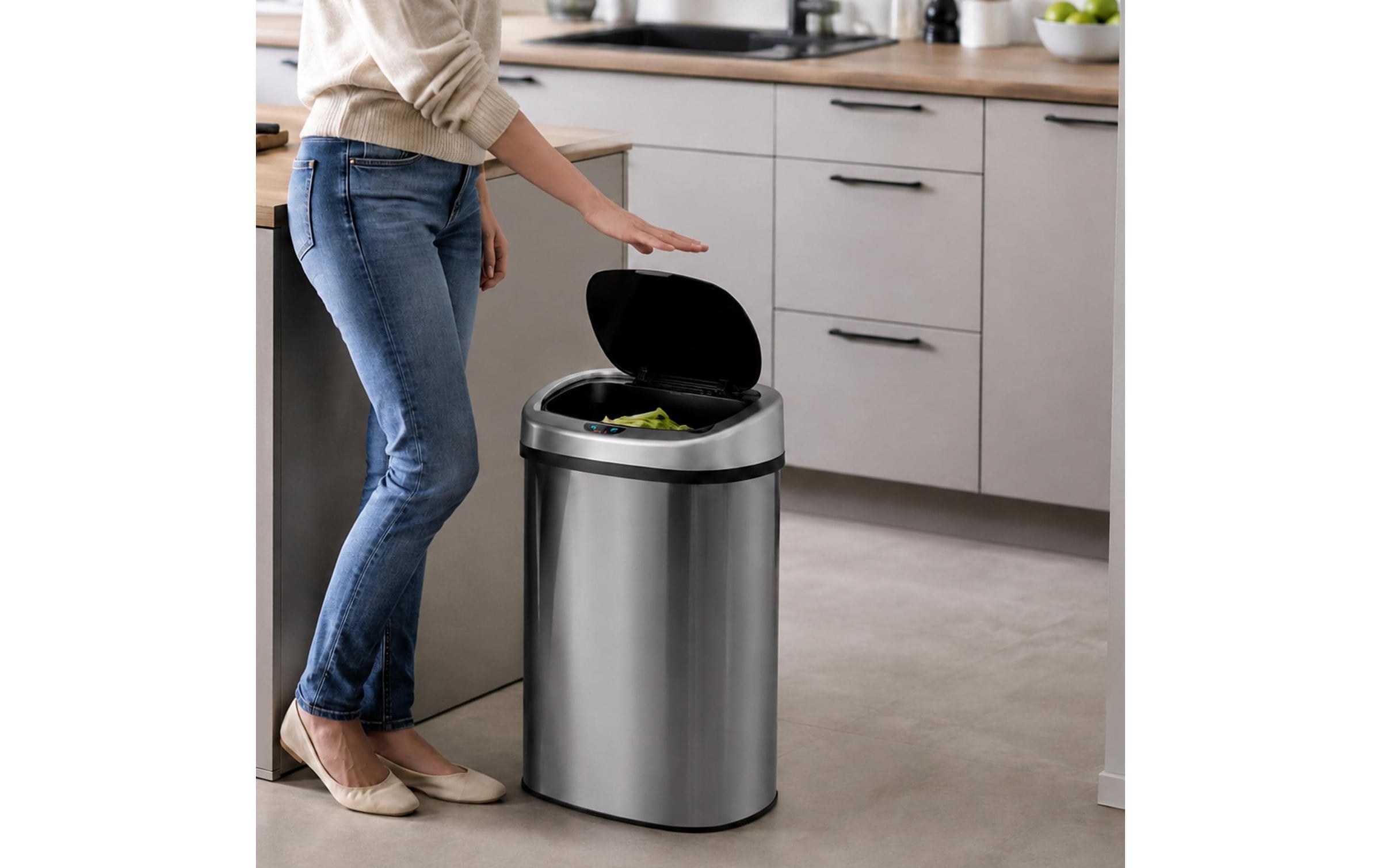relaxdays Mülleimer »50 l« 1 Behälter