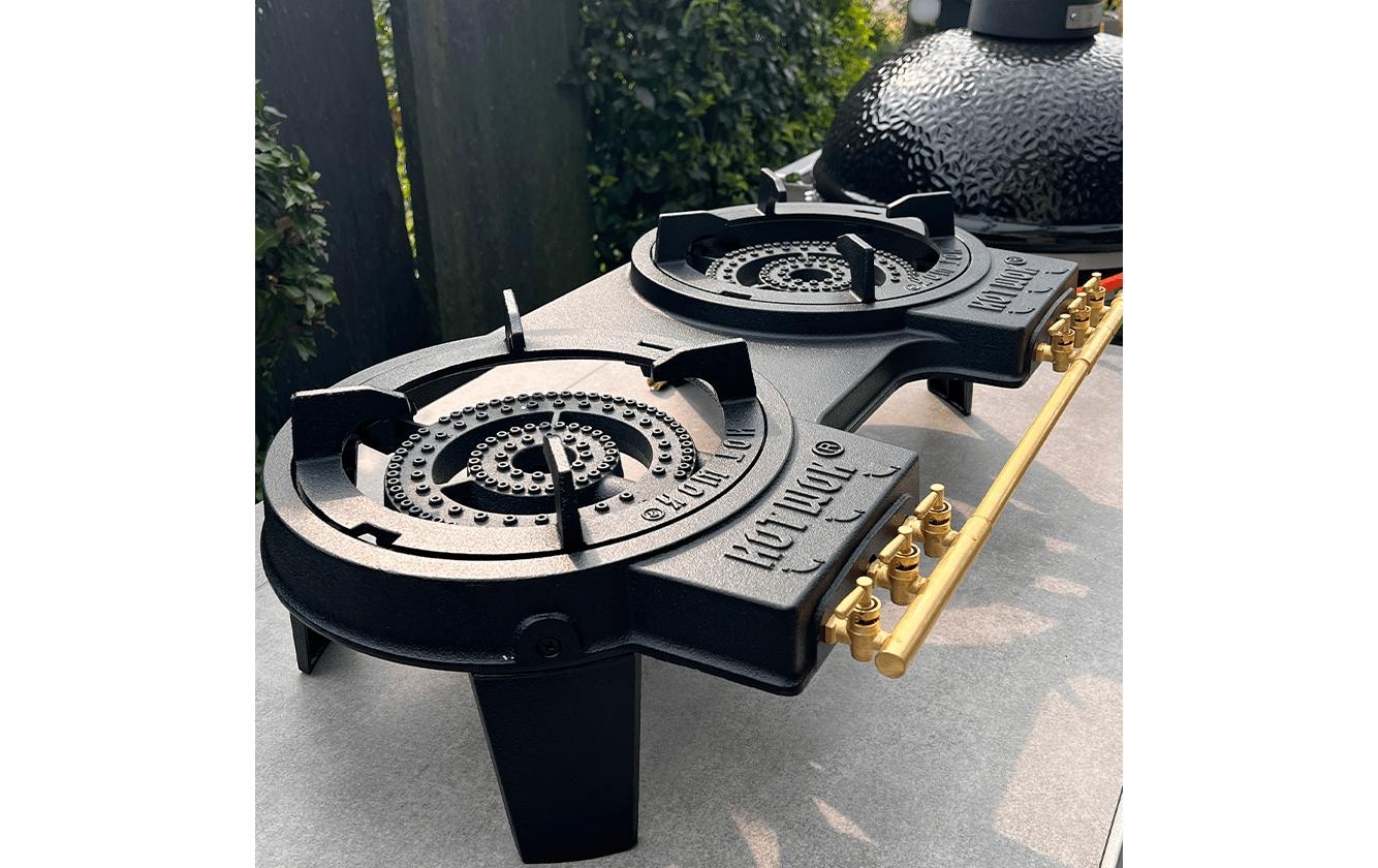   Gasgrill »Hot Wok Double 2 x 10 kW mit Flachbrennern, ohne Set«