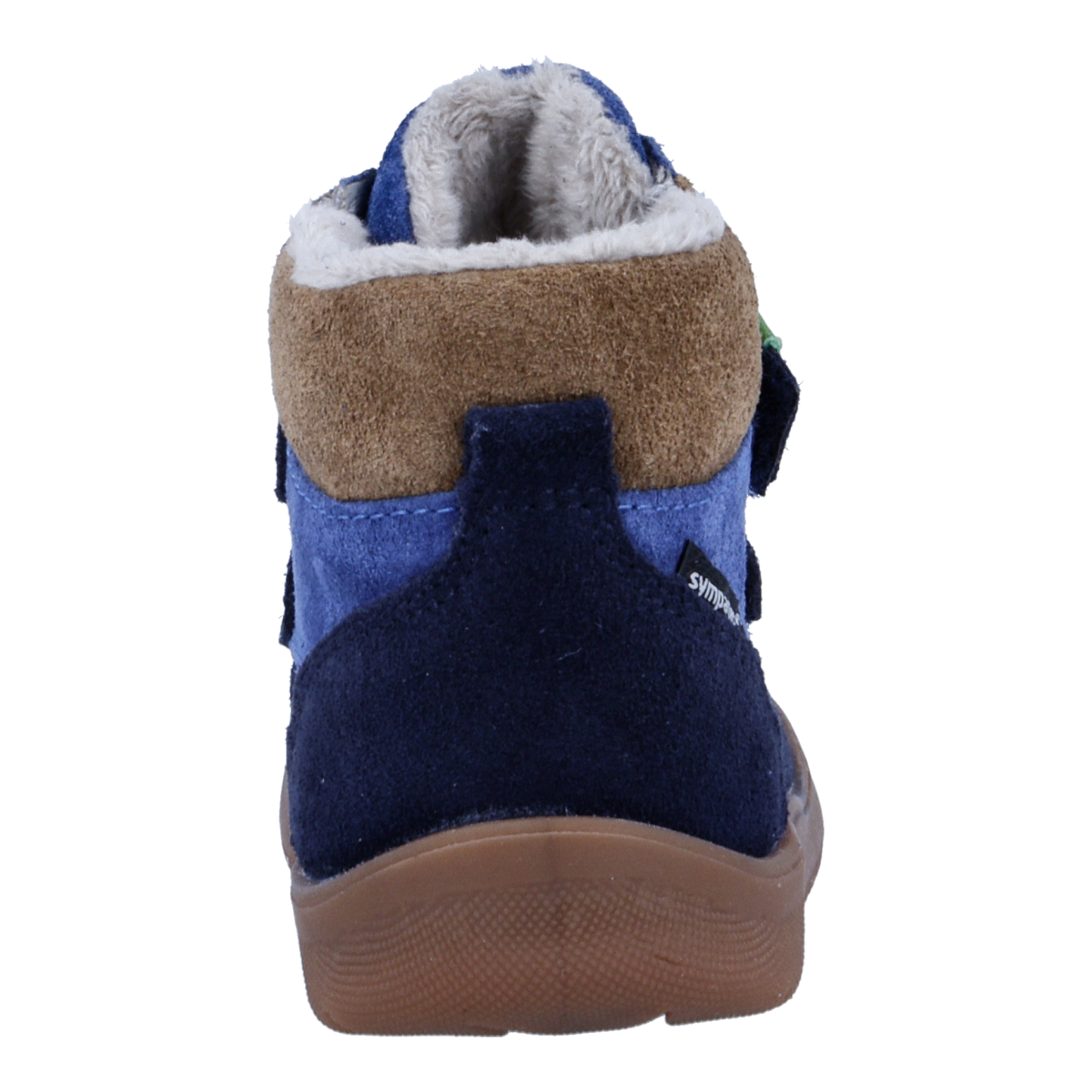 Richter Chaussures pieds nus »Samy Winter«  Klettschuh mit Kontrastbesätzen, Grössenschablone zum Download