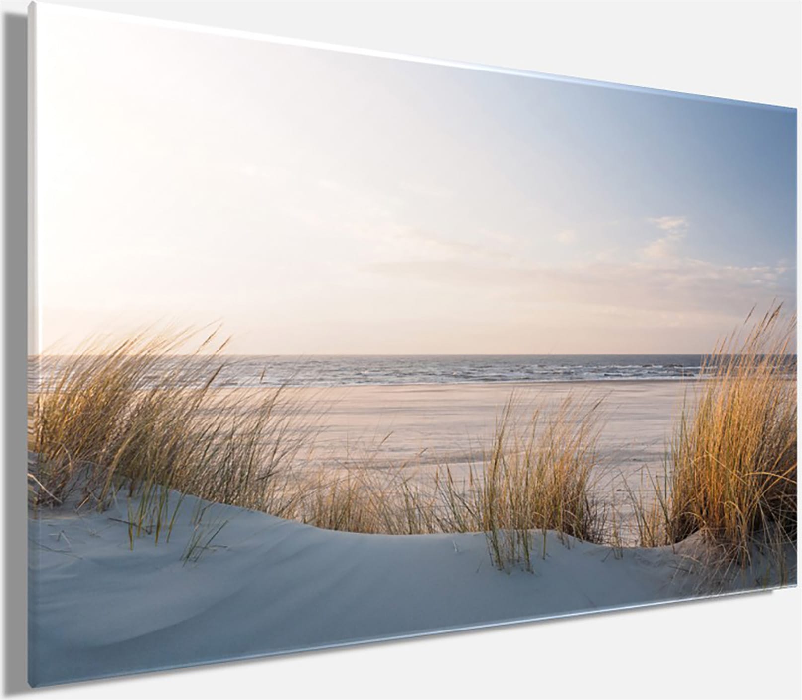 Bönninghoff Leinwandbild »Wandbild DÜNEN, STRAND UND MEER 78x118 cm – Leinwandbild Keilrahmen« Düne | Strand 1 Stk. tlg. auf Keilrahmen gespannt