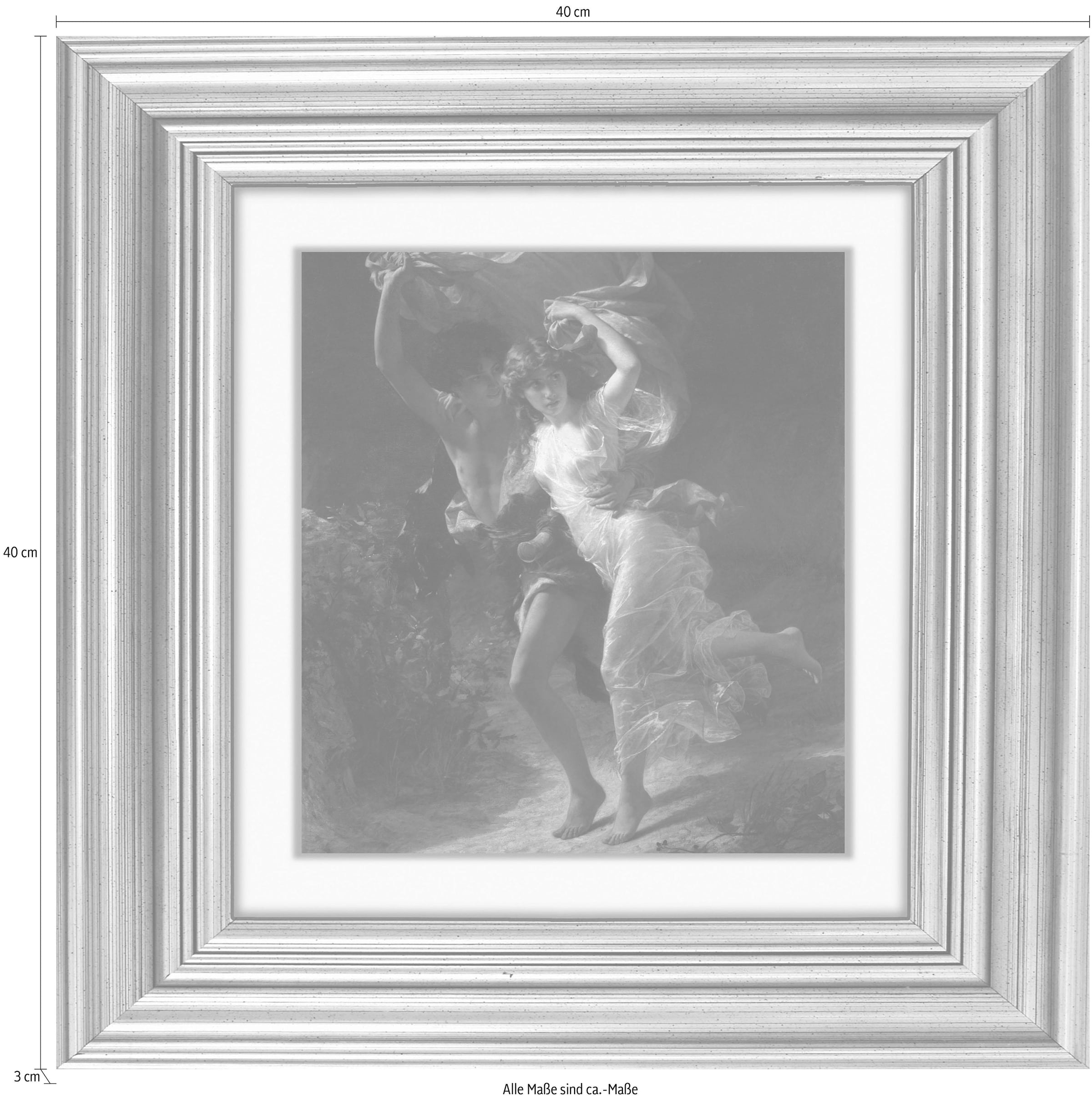 queence Acrylglasbild »Pärchen« Bilder von Liebespaaren | Frau | Gemälde | Kunst | Mann Fine Art-Print in Galeriequalität