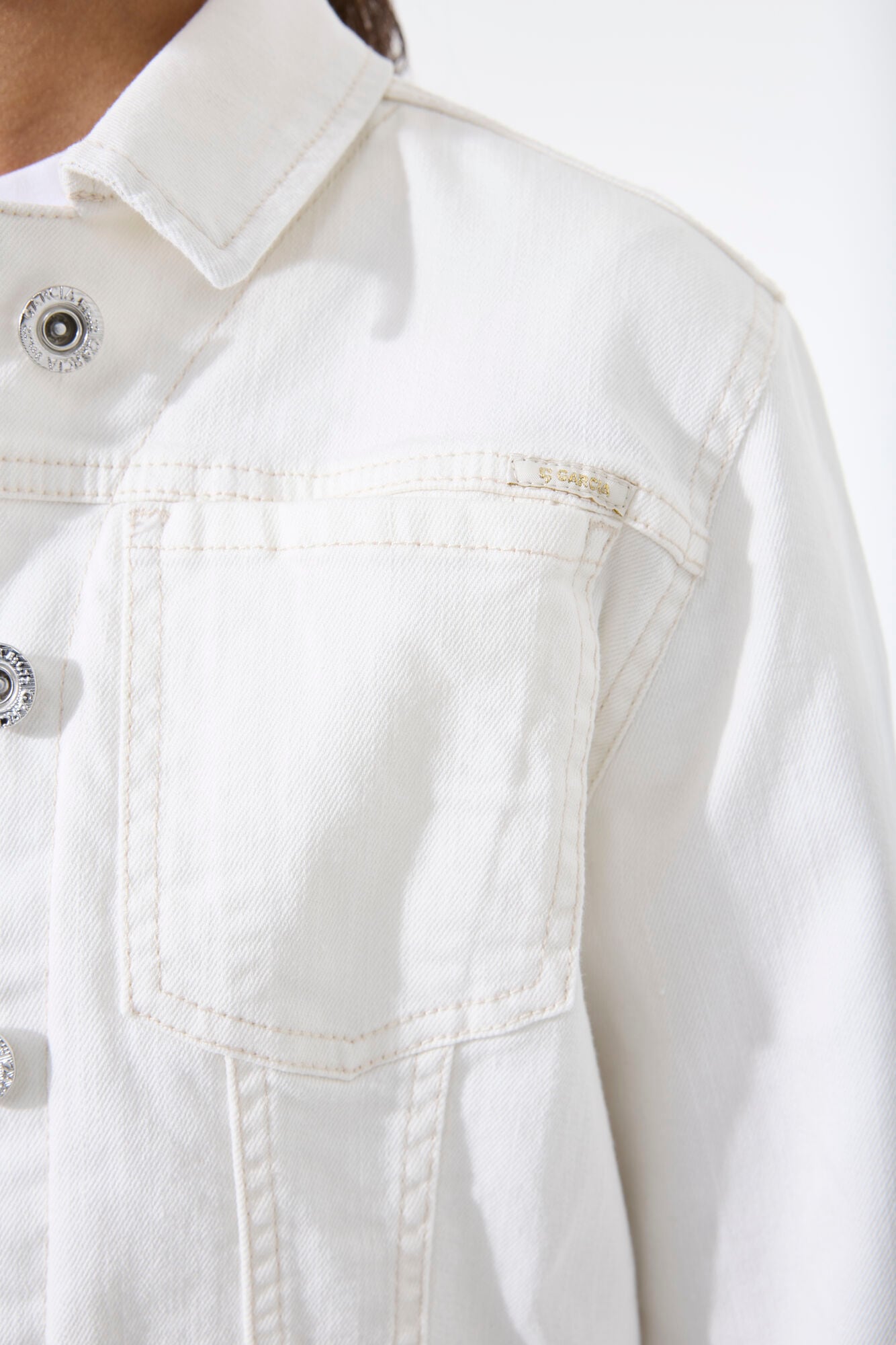 Garcia Jeansjacke mit Brusttaschen, for Girls