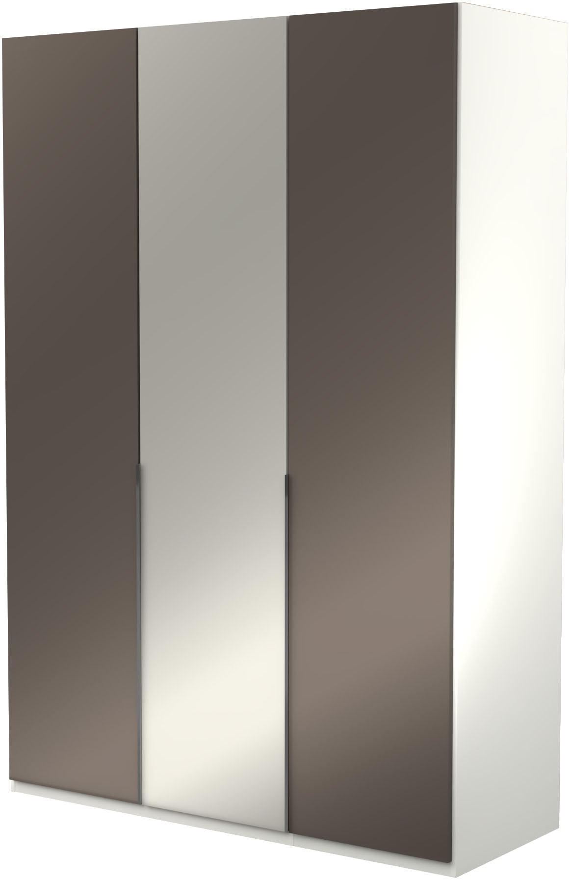 Musterring Armoires à vêtements »San Diego, Kleiderschrank, Schrank, Garderobe, mit Glastüren« 1 cuis tlg. 3 portes (amorties), 4 étagères, 2 tringles à vêtements, poignées chromées