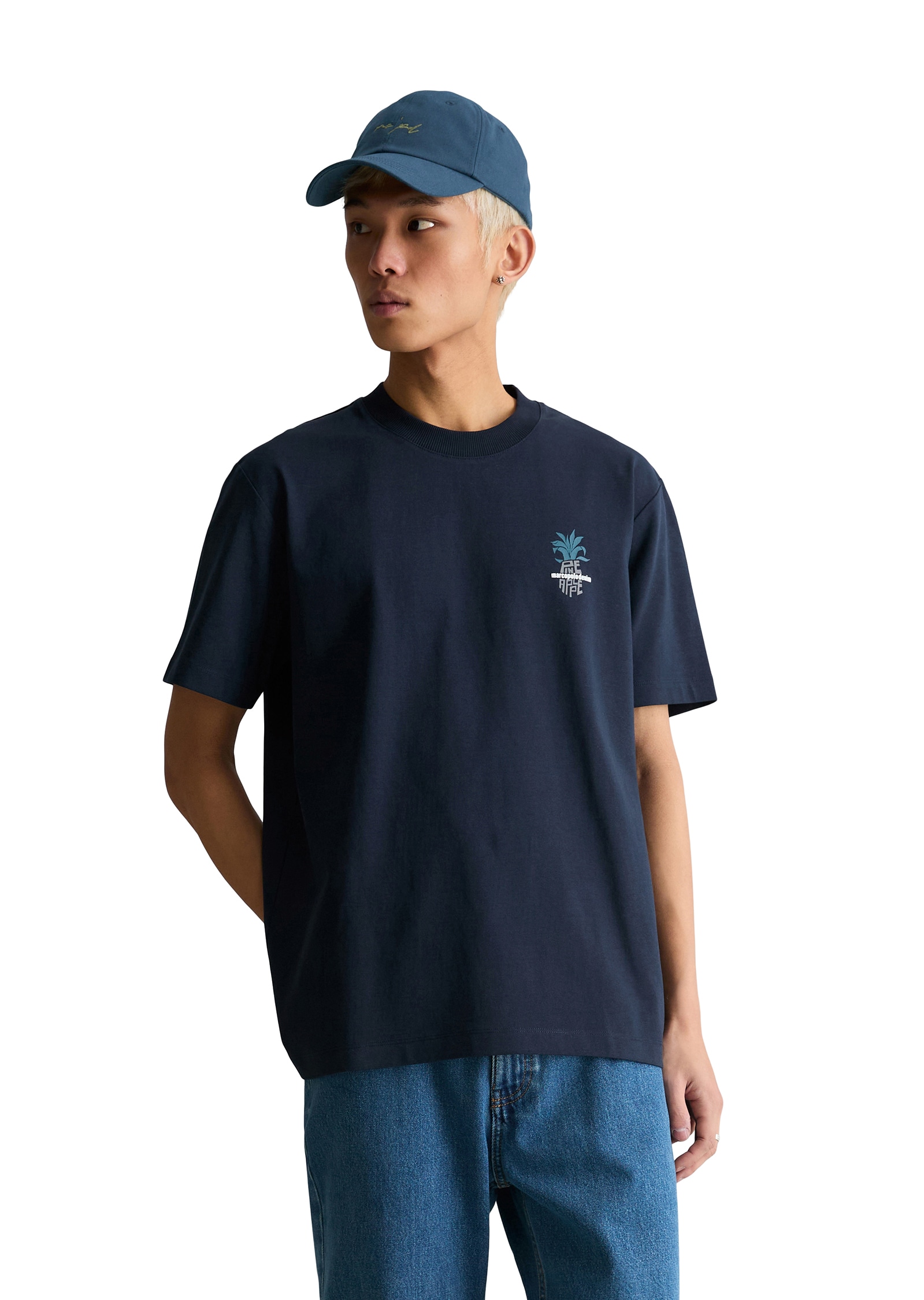 Marc O'Polo DENIM T-shirt relaxed fit aus reiner Bio-Baumwolle