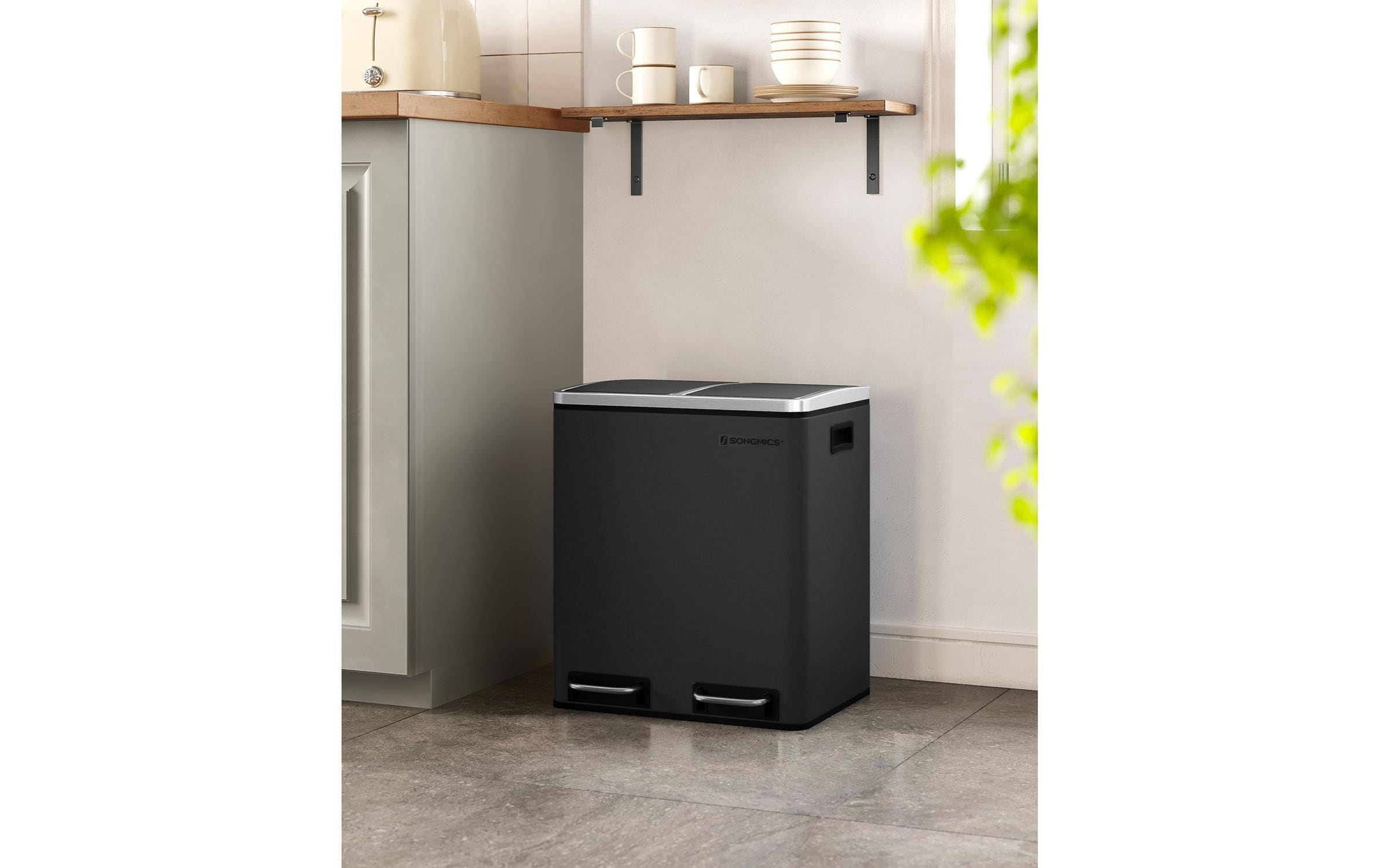 SONGMICS Poubelle »30 l« 2 Behälter