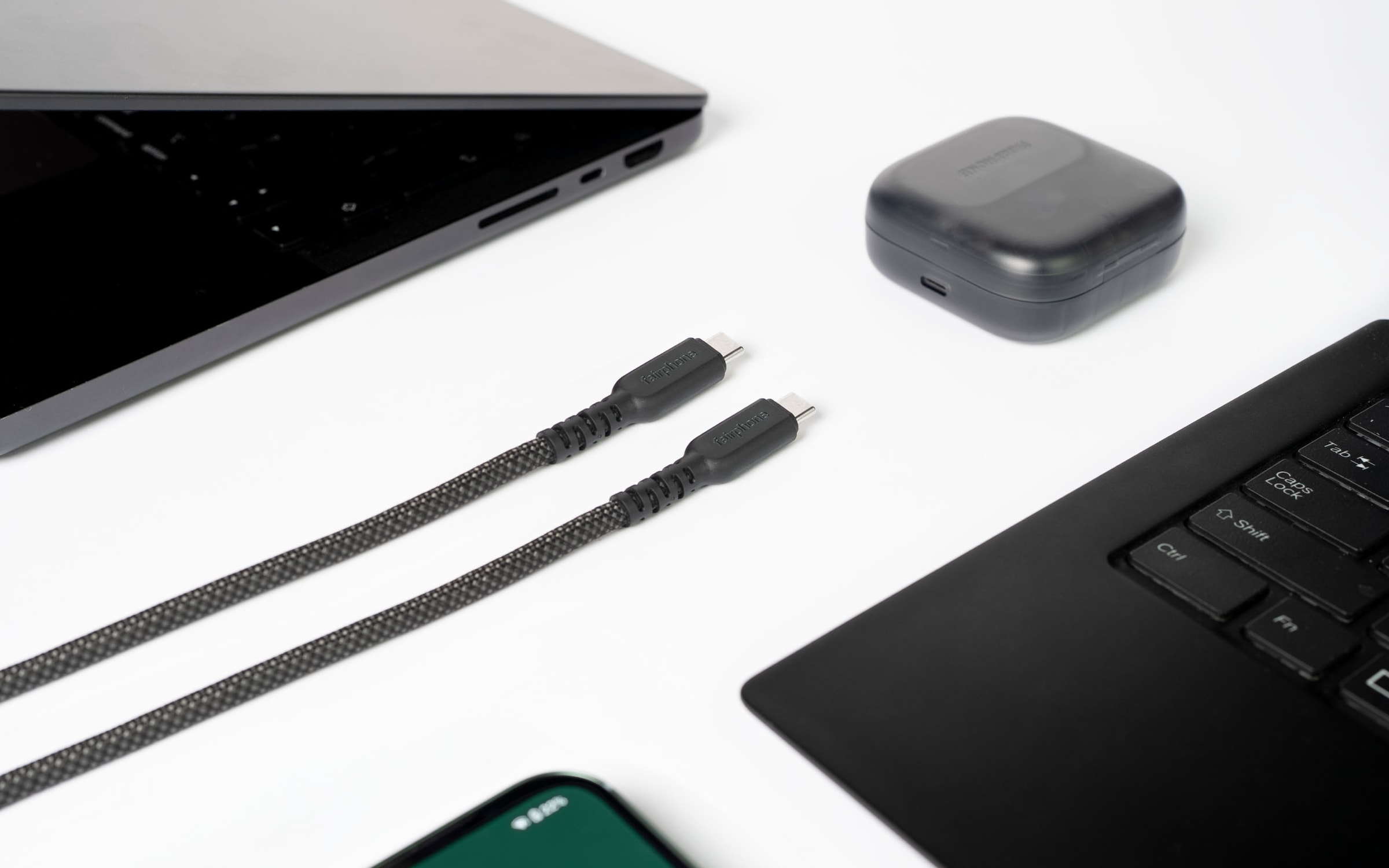 Fairphone Câble pour smartphone »USB-C 3.2 Long Life Lade- und Datenkabel (20 Gb/s) 1 m« 100 cm
