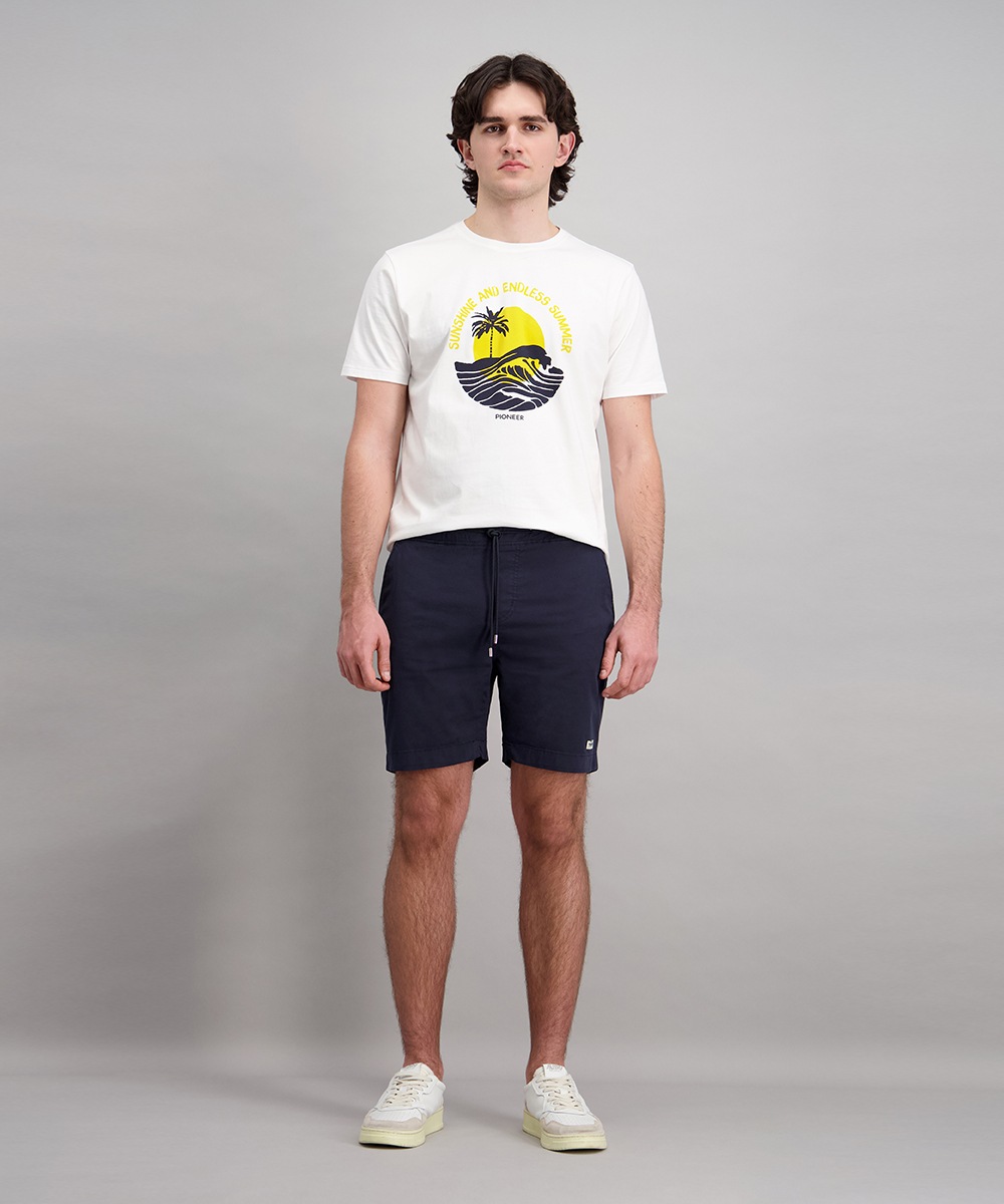 Pioneer Authentic Jeans Shorts »Shorts COOPER Kordelzug«  mit elastischem Bund