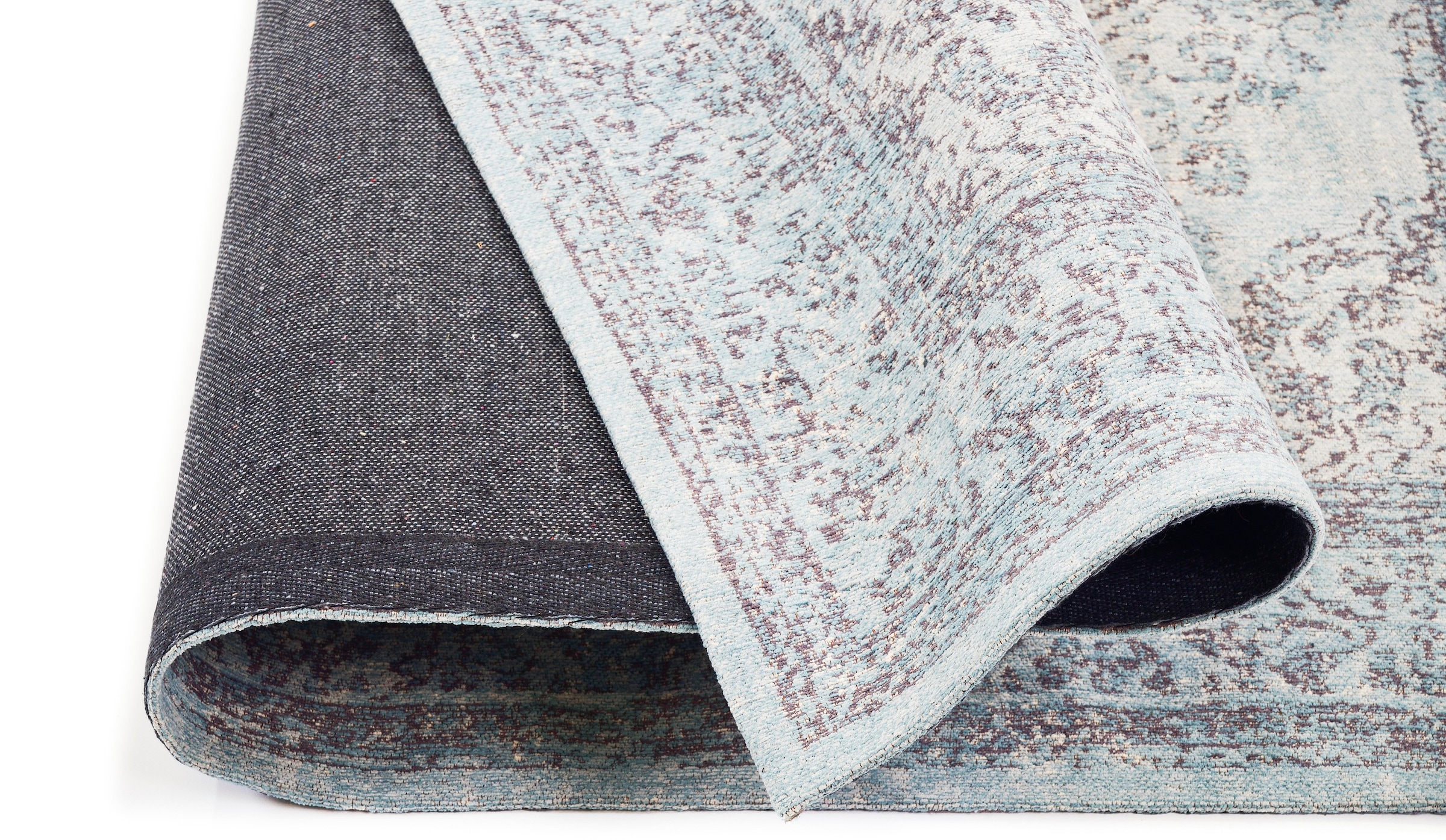 GALLERY M branded by Musterring Tapis »Bordüre« Rectangulaire 5 mm Höhe Flachgewebe, Chenille, Wohnzimmer