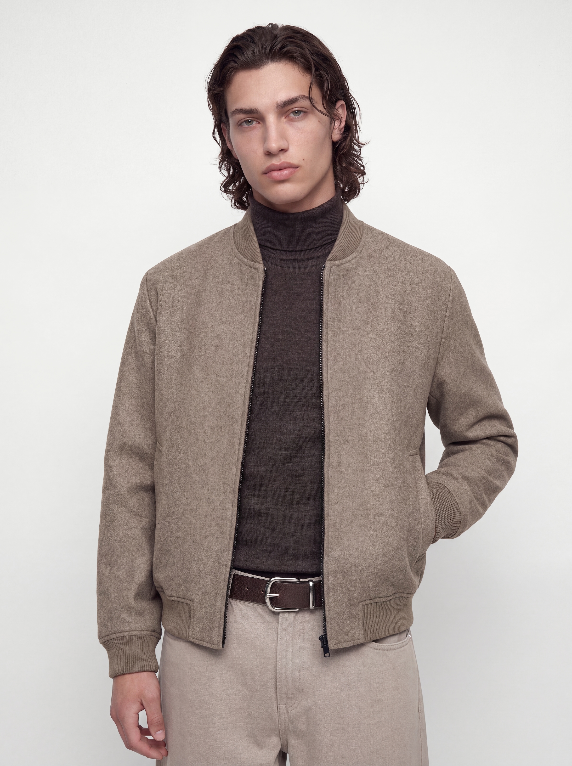 Jack & Jones Blouson »JJEJAMES BOMBER SN« fibre synthétique, coupe régulière