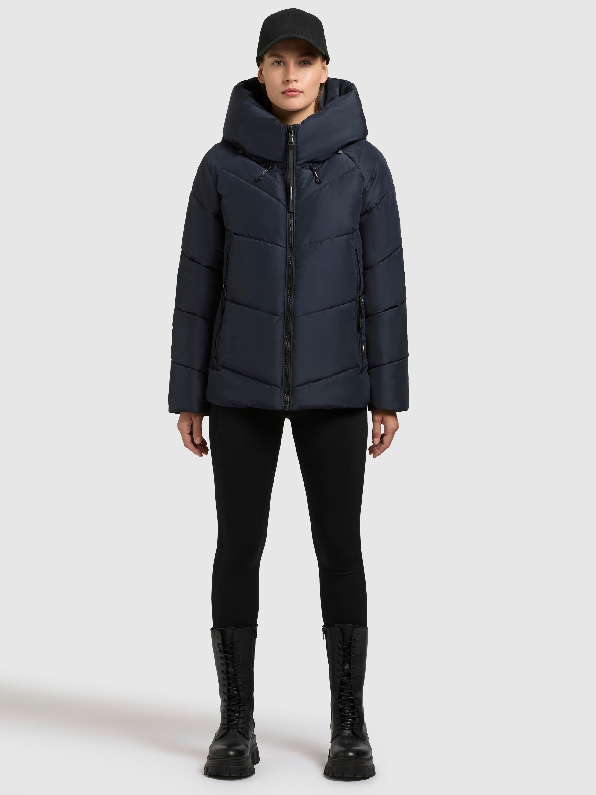 khujo Steppjacke »ALESS« mit Kapuze