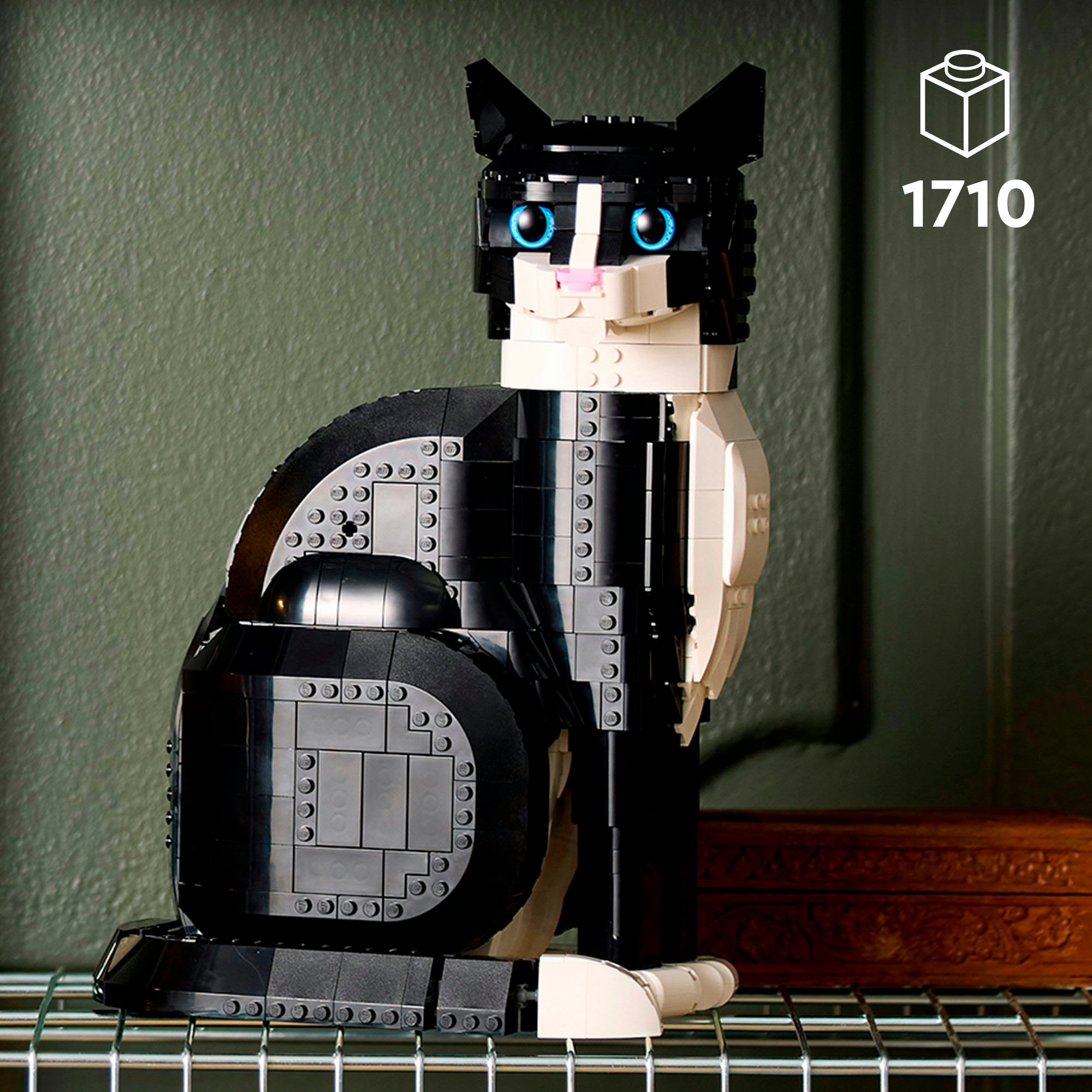 LEGO® Konstruktionsspielsteine »Schwarz-weisse Katze (21349), LEGO Ideas« Exklusives Set; Made in Europe