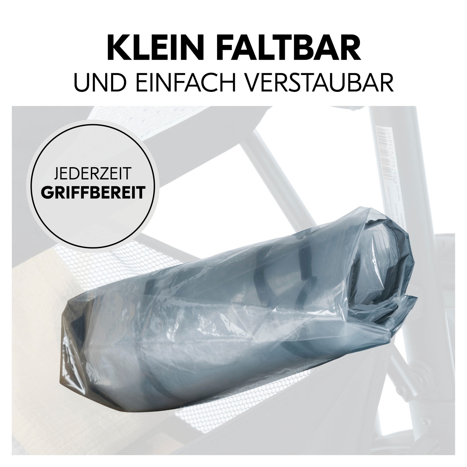 Hauck Kinderwagen-Regenschutzhülle »Pushchair Raincover 3W« für 3-Rad-Buggy