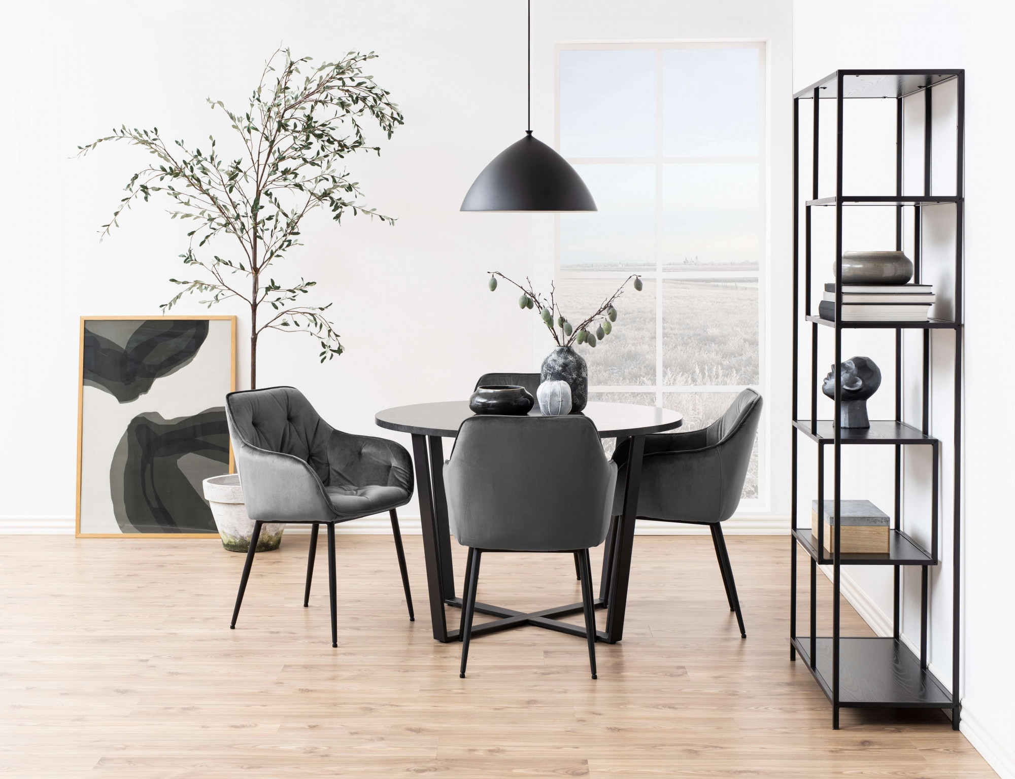 ACTONA GROUP Esstisch »Amble« Esstisch, Küchentisch, OTTOs Choice, 1 Stk. tlg. Esstisch, Küchentisch, Schwarz, Marmorfarbig rund/rechteckig