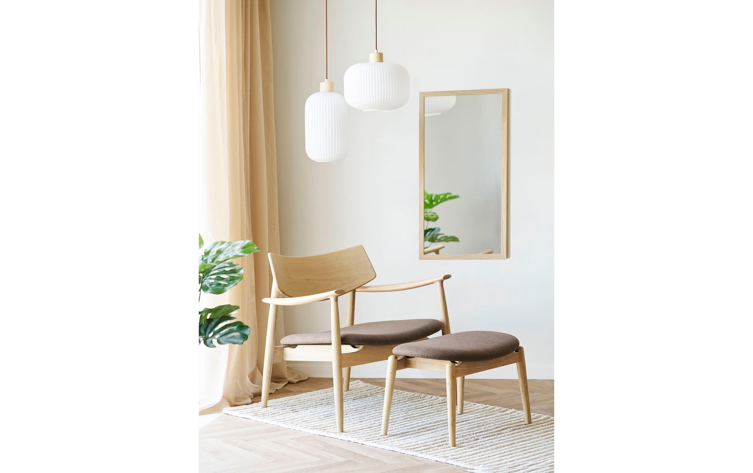 House Nordic Sitzwürfel »Olvera Footrest 43 x 53.5 x 38 cm«