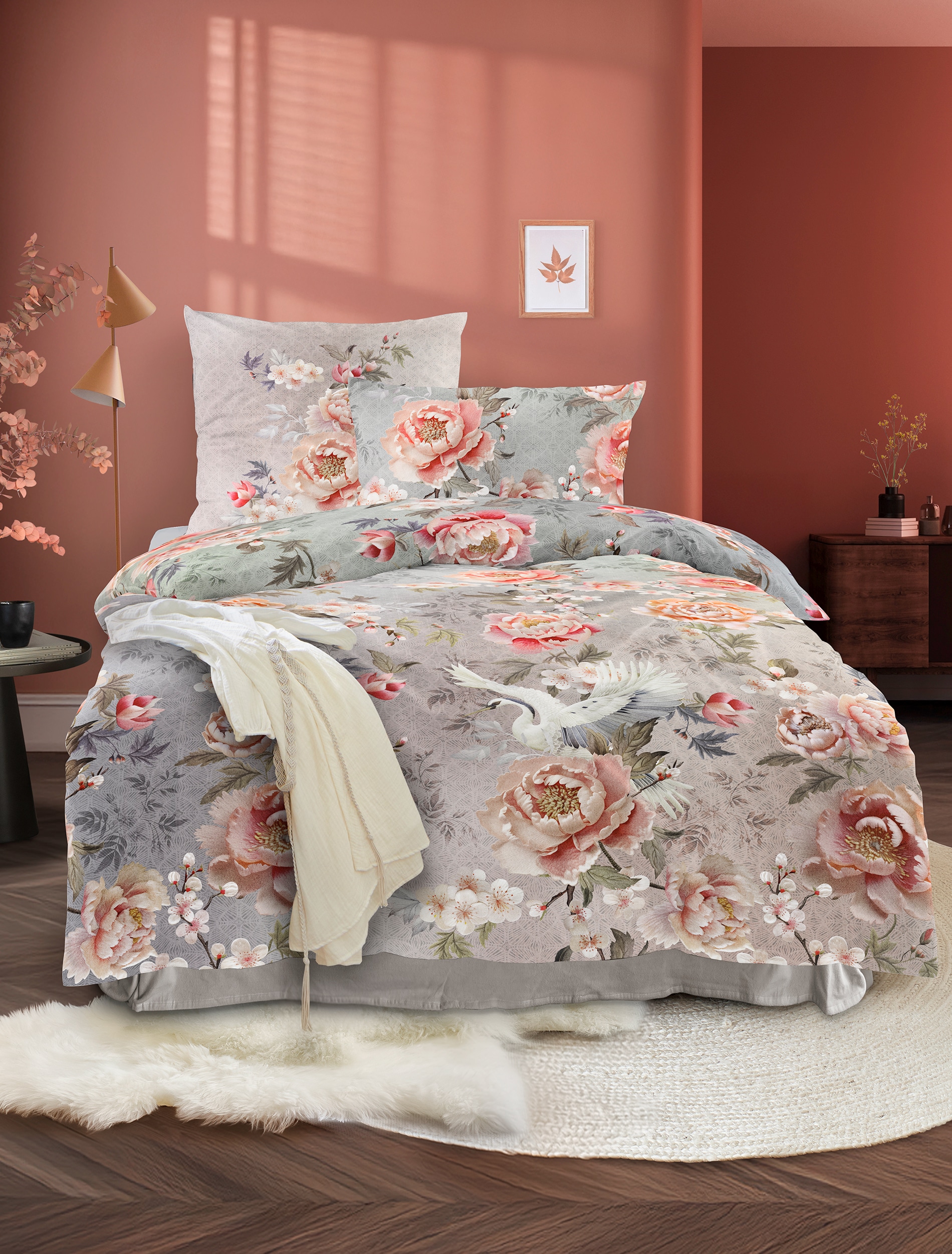 Irisette Linge de lit »Wave 8782« 2 Mako-Satin, anschmiegsam und atmungsaktiv, Ganzjahresqualität