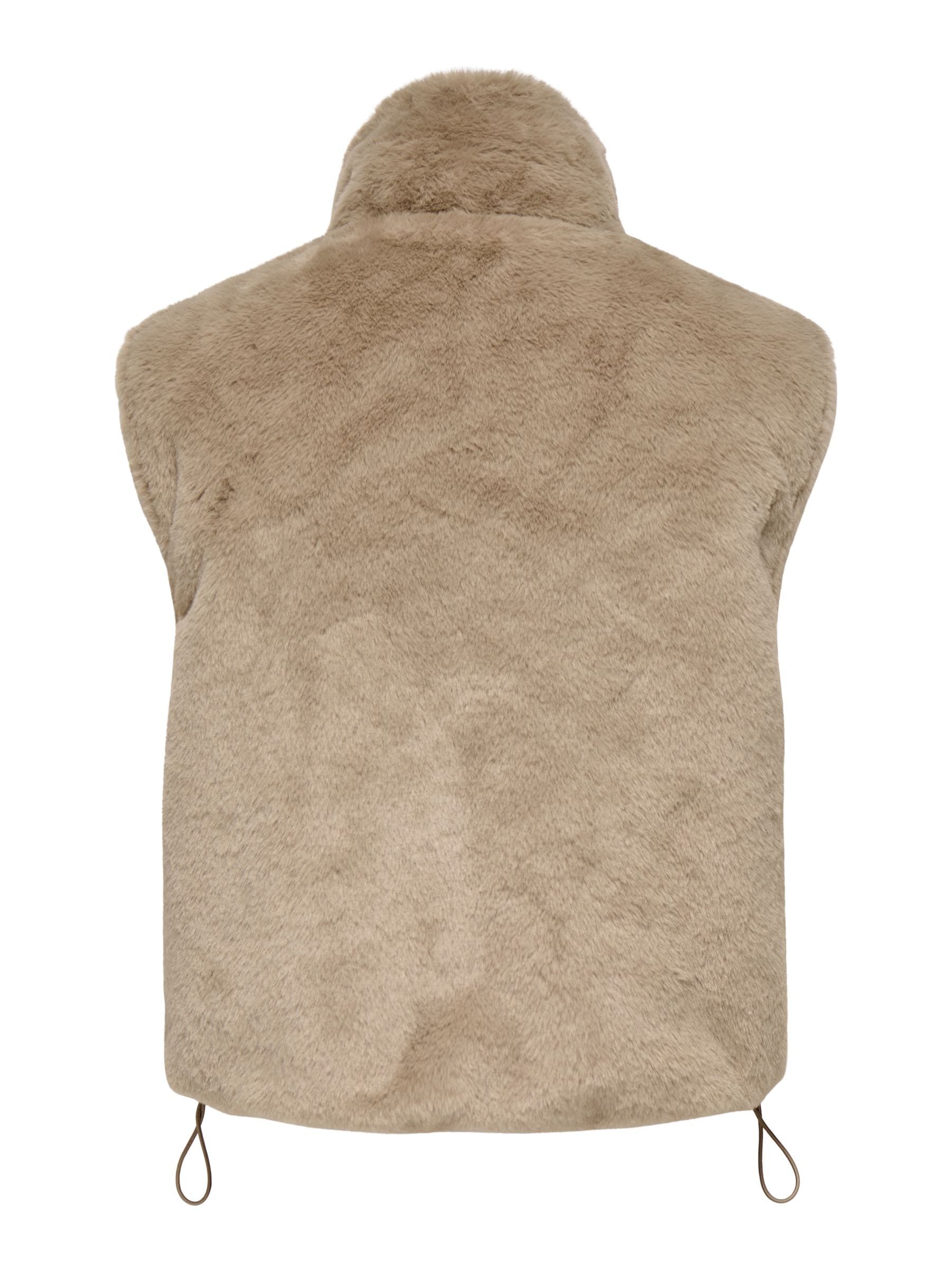 ONLY Plüschweste »ONLDANA FAUX FUR REV.WAISTCOAT OTW CC« Kunstfaser