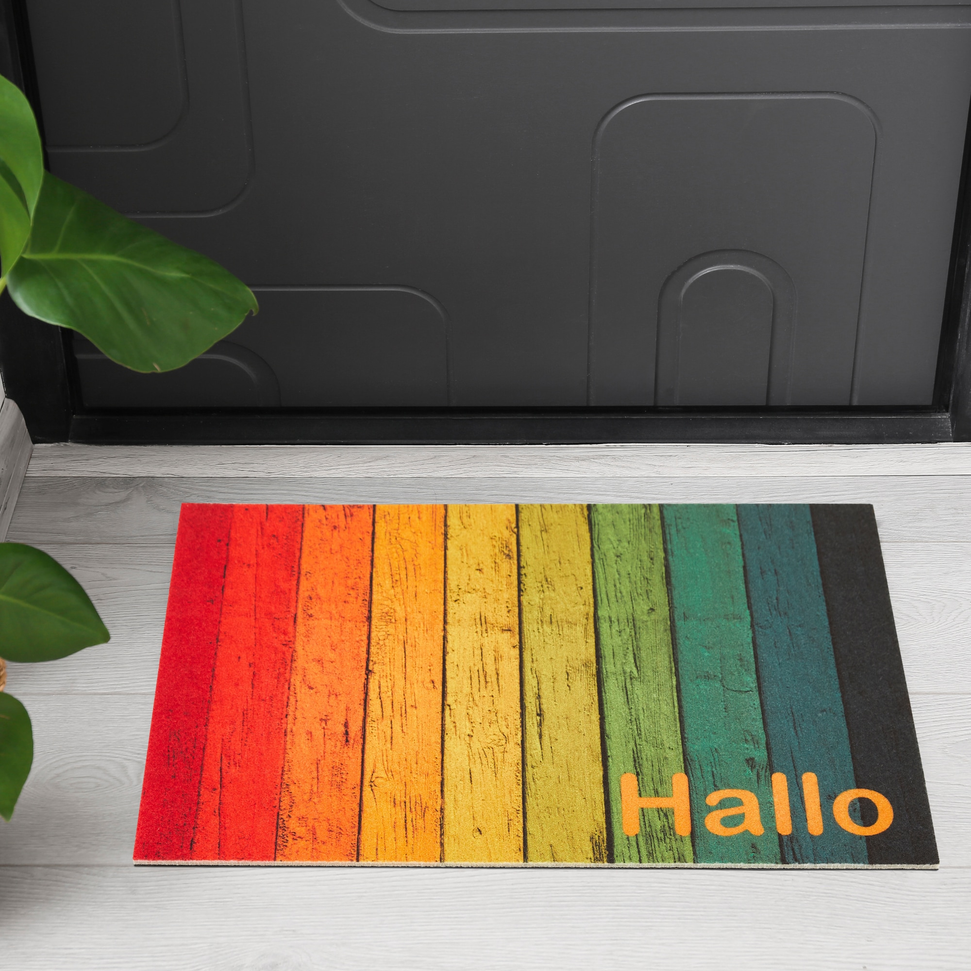 Andiamo Fussmatte »Modern« rechteckig 6,5 mm Höhe Schmutzfangmatte, bedruckt, diverse Motive, In- und Outdoor geeignet